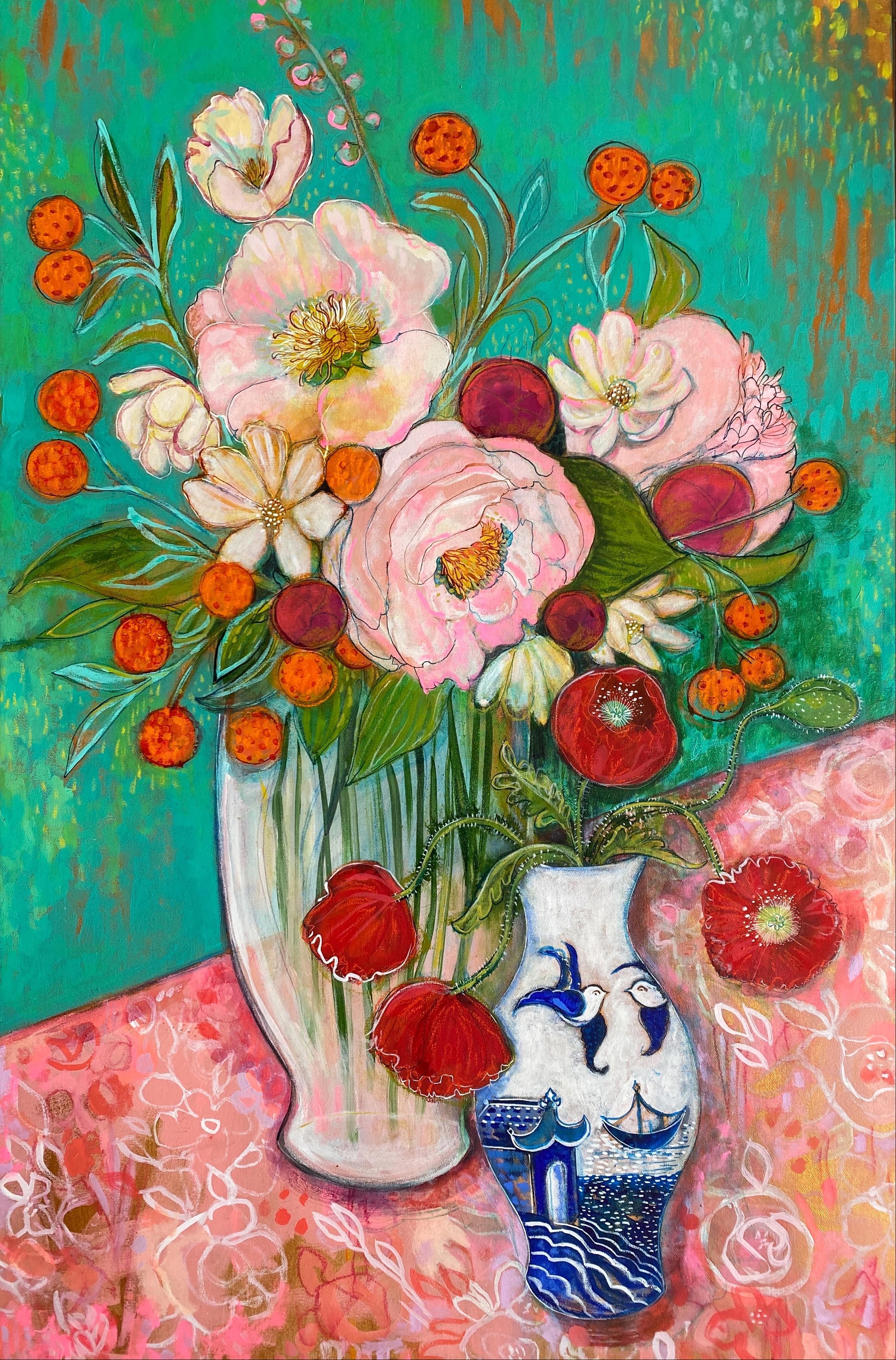 Peonies and Poppies