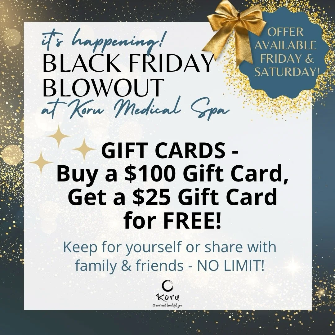 Black Friday is here! Don&rsquo;t miss out on our biggest gift card sale of the year! Buy a $100 gift card, get $25 on us. NO LIMIT! ✨ 

Offer valid 11/28-11/29. Gift cards must be purchased in increments of $100. Special cannot be applied online, mu