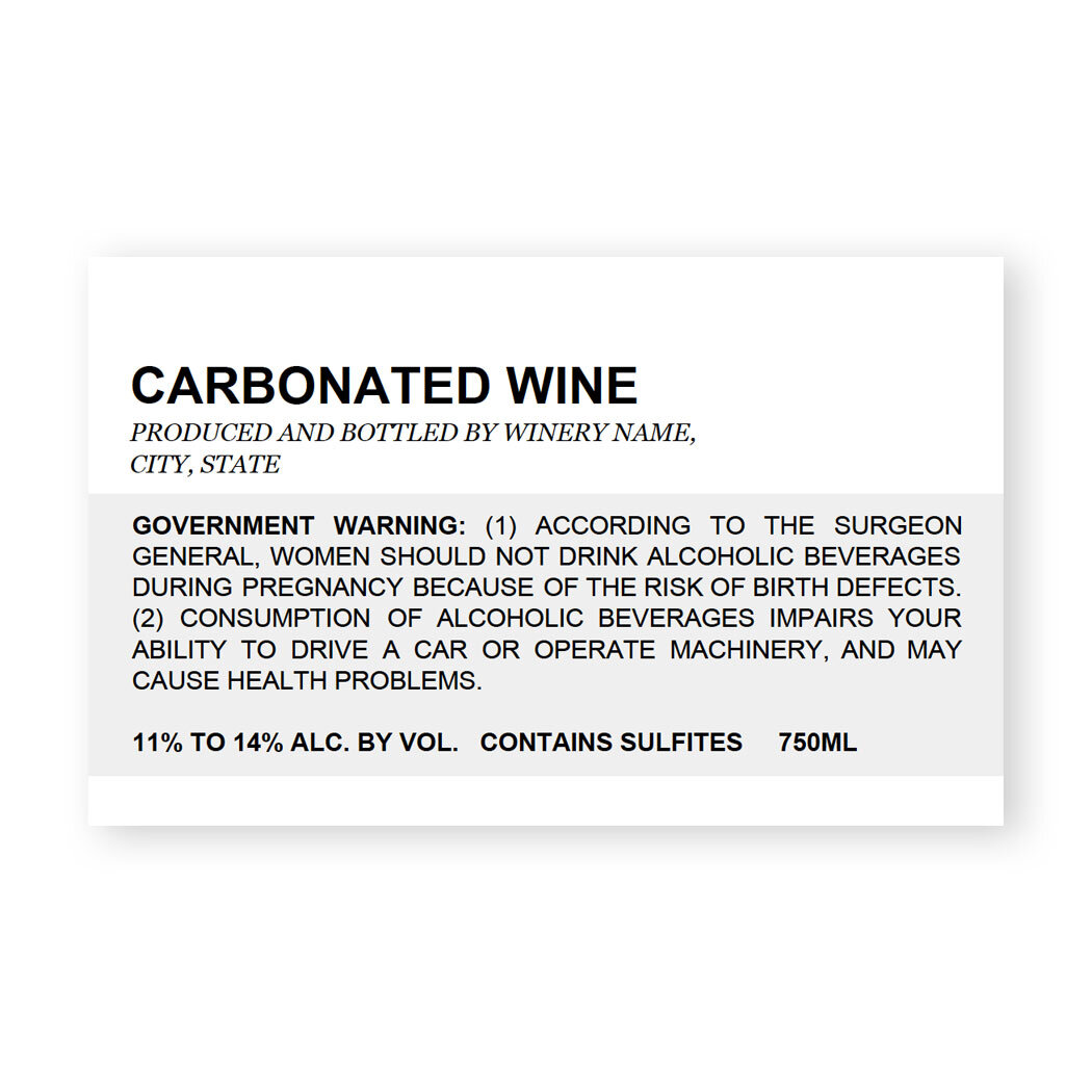 Carbonated Wine