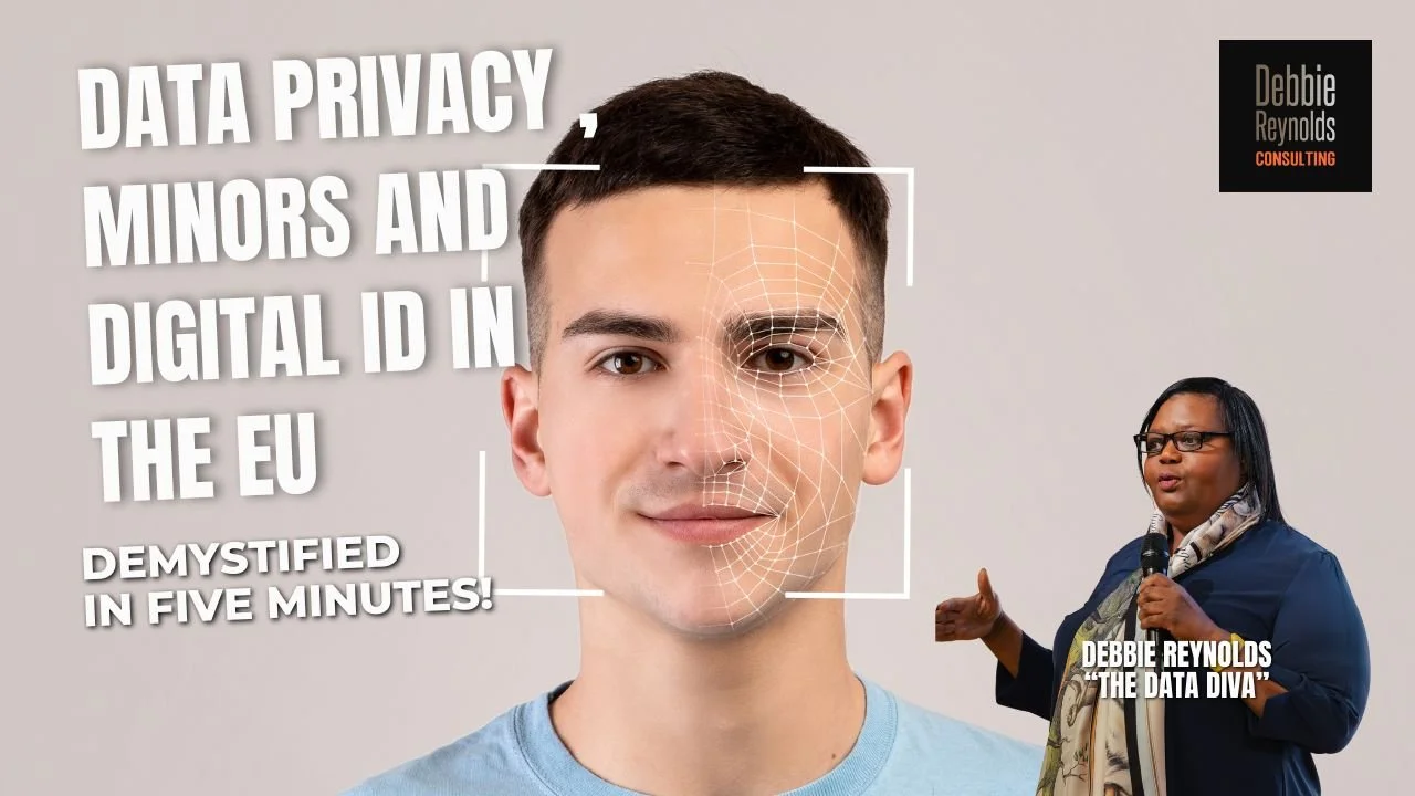 DATA PRIVACY, MINORS AND DIGITAL ID IN THE EU 🎙️ In this video, Debbie Reynolds, “The Data Diva”, breaks down a powerful new European Parliament resolution on protecting minors online and why its impact extends far beyond children.
🔎 What is happen