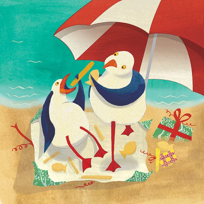 2018 Christmas card for charity Jeans for Genes