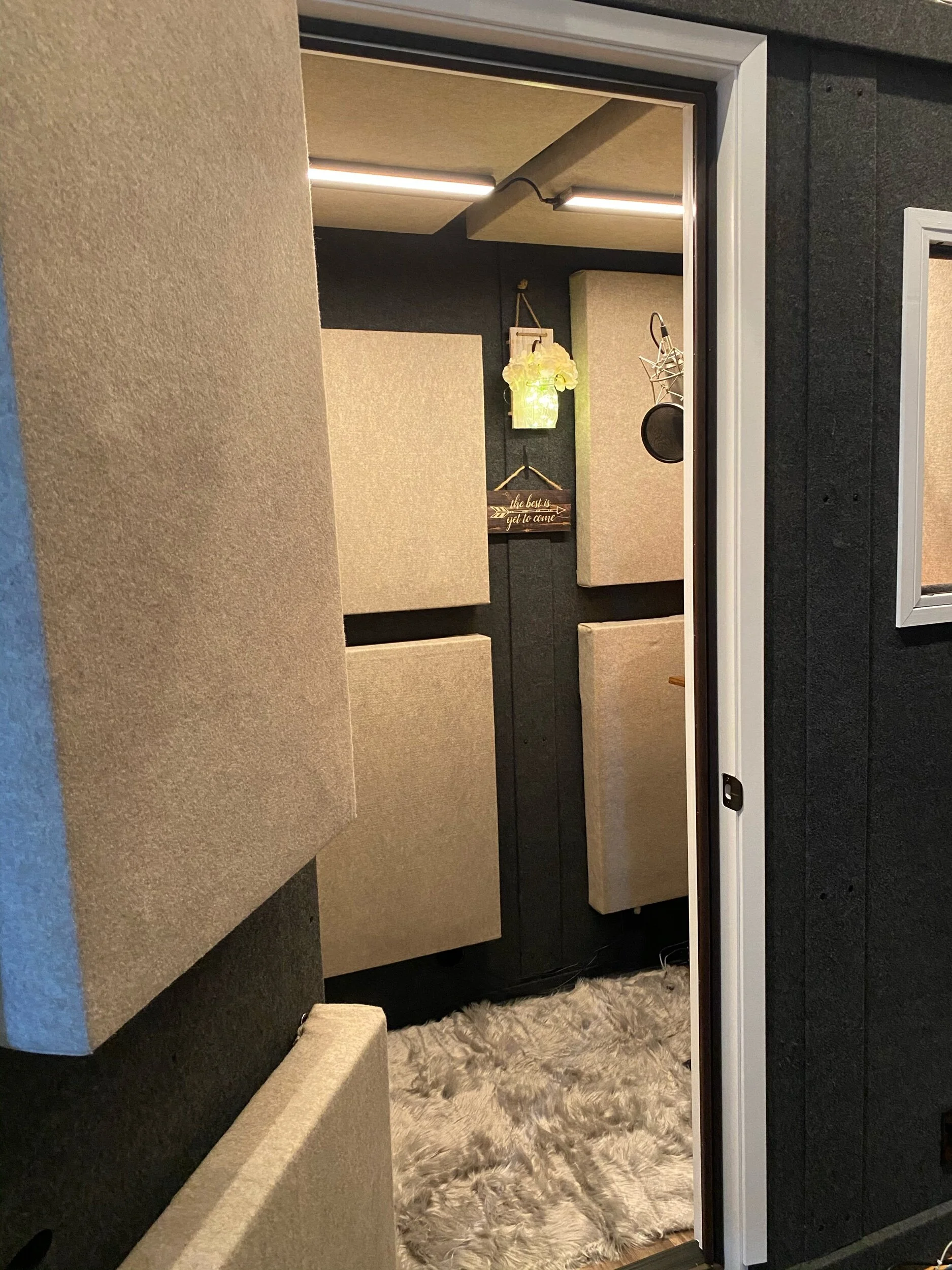 callie ray voice over booth