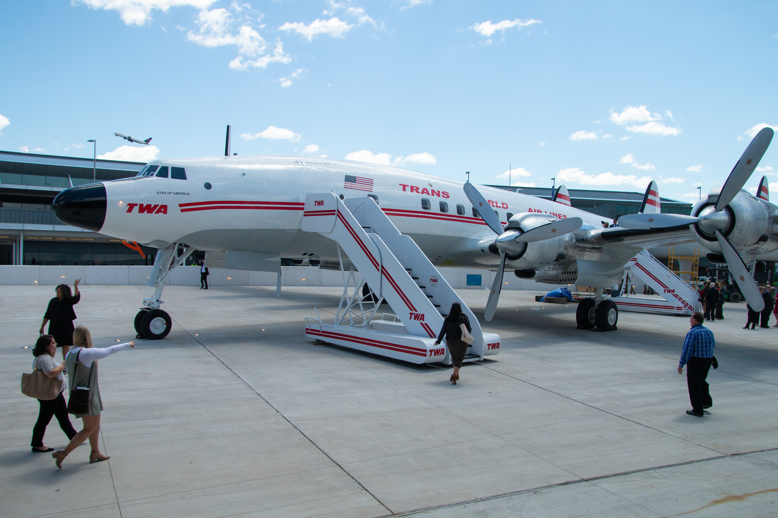 Connie Cocktail Lounge, housed within a restored TWA plane once used for drug-running in South America, sits in view of the hotel lobby | Carolyn Adams