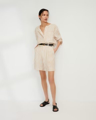 Summer Trend - Short Sets - Marcia Crivorot Personal Stylist NJ CT NY Virtual Consultation - Model wearing Everlane The Linen Way-High Drape Short.jpeg