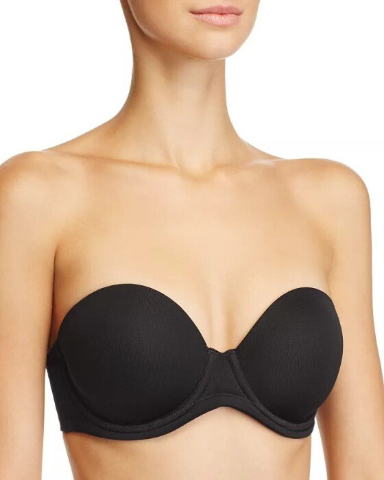 Model wearing Wacoal Red Carpet Strapless Full Bust Underwire Bra - Marcia Crivorot Personal Stylist NY CT NJ Virtual Color Analysis Worldwide.jpeg