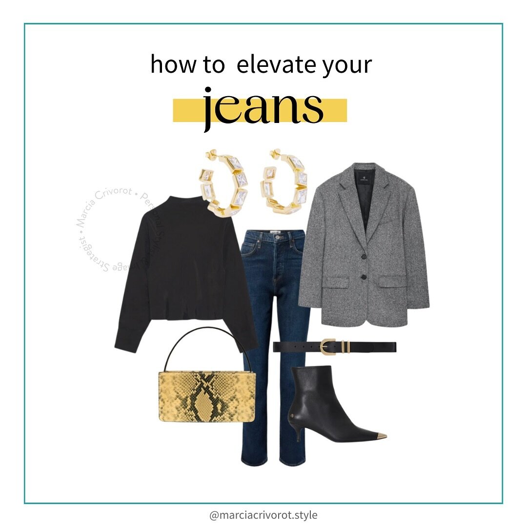 Jeans are a fundamental piece in my wardrobe, and I bet they hold the same status for many of you. 

Depending on your lifestyle and the climate you reside in, a couple of well-chosen pairs of jeans, paired with different shirts and accessories, can 