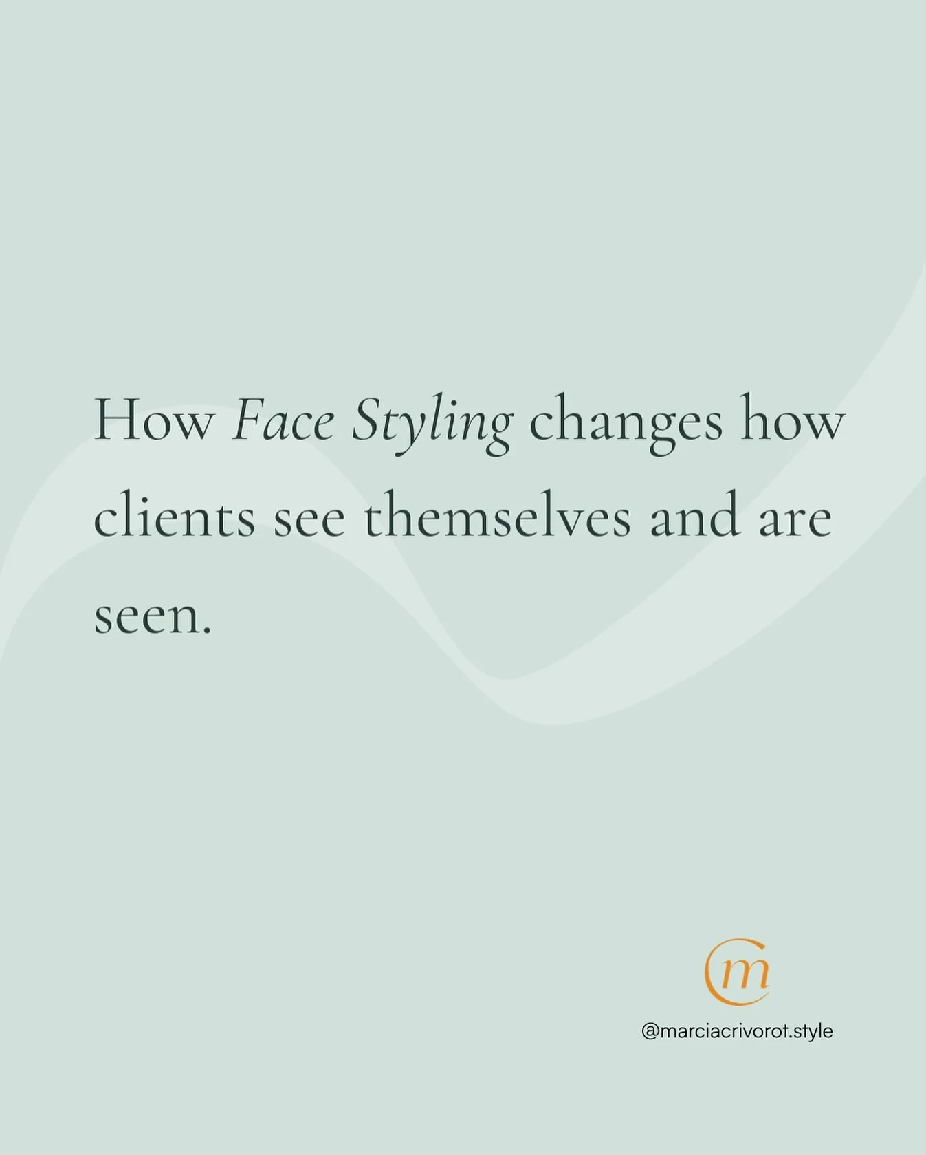 How Face Styling changes how you see yourself, and how others see you.

When your haircut, hair color, accessories, and makeup are aligned with your features and your goals, something shifts. 

You recognize yourself in a new way, and people respond 