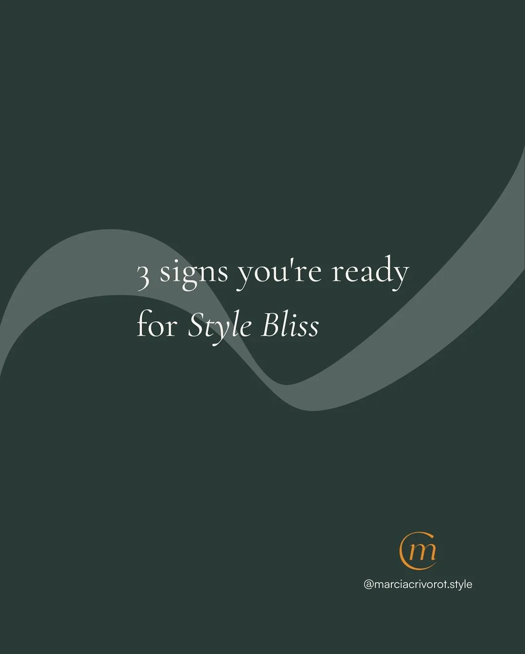 If any of these sound familiar, Style Bliss might be the next step for you.

It&rsquo;s a personalized styling experience that helps you define your style, curate your wardrobe, and feel confident every day, with clothes that reflect you.

#StyleBlis