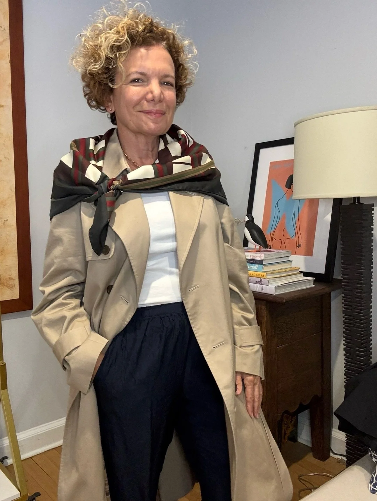 Do I follow trends?

I love getting dressed to express who I am. That&rsquo;s what gives me joy.

The excess of trends and noise on social media? Not so much.

But yes, I do follow trends, in my own way.

I wear different silhouettes than years ago.
