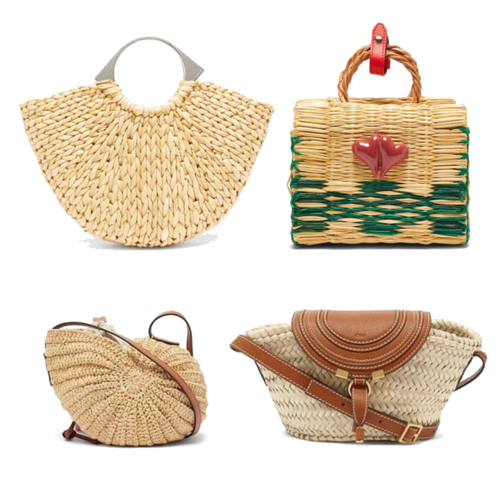 Stylish Summer bags in traw, raffia, or reed — Marcia Crivorot