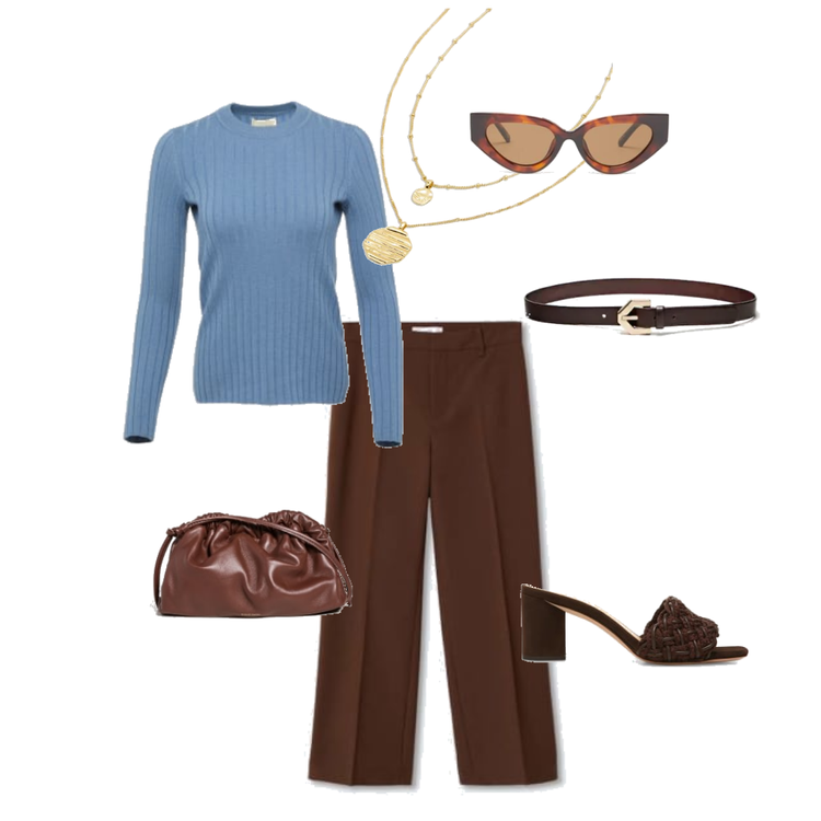 How to match colors : Brown and Blue — Marcia Crivorot