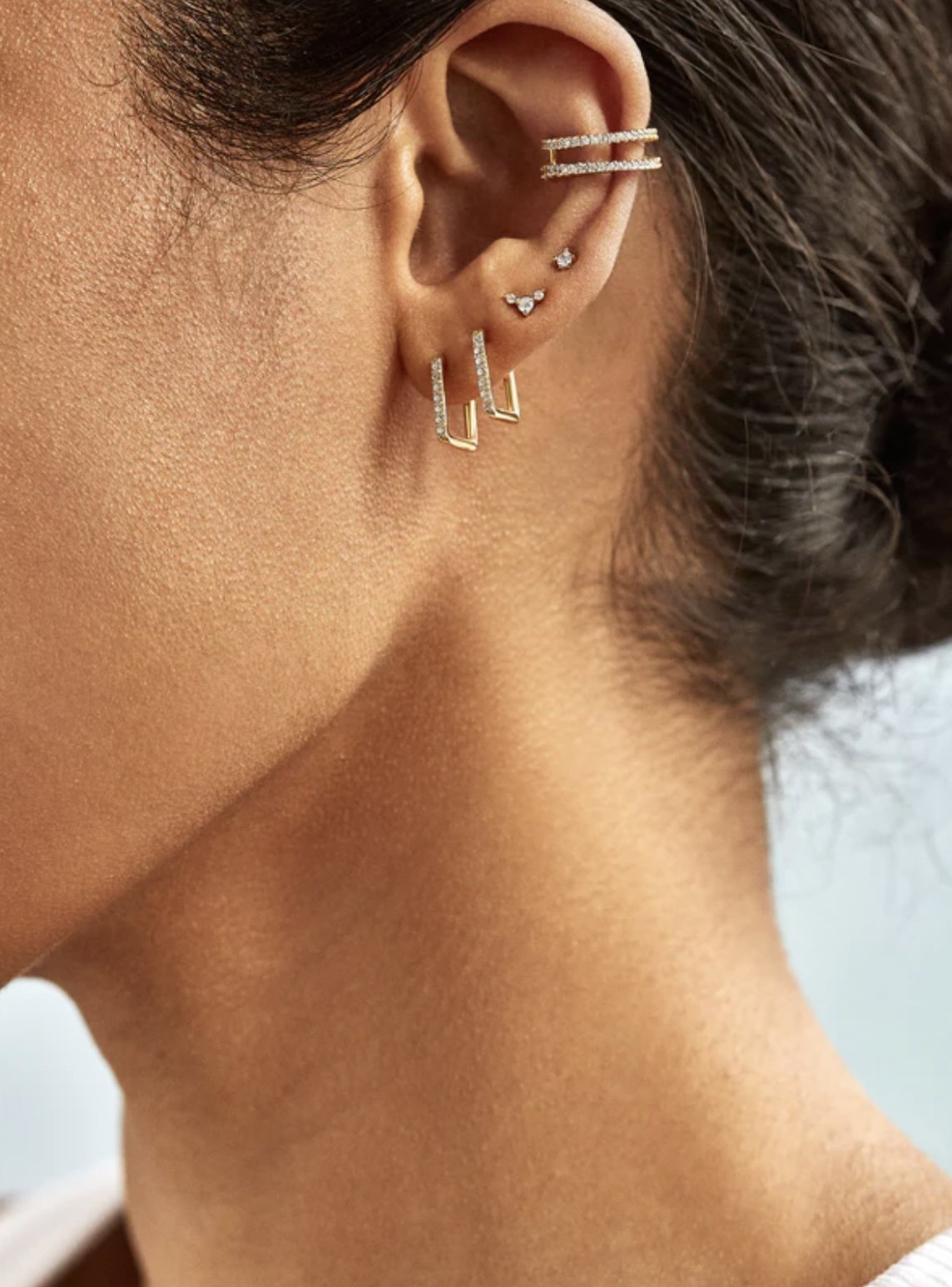 Ear cuffs and how wearing many earrings is trendy now — Marcia Crivorot
