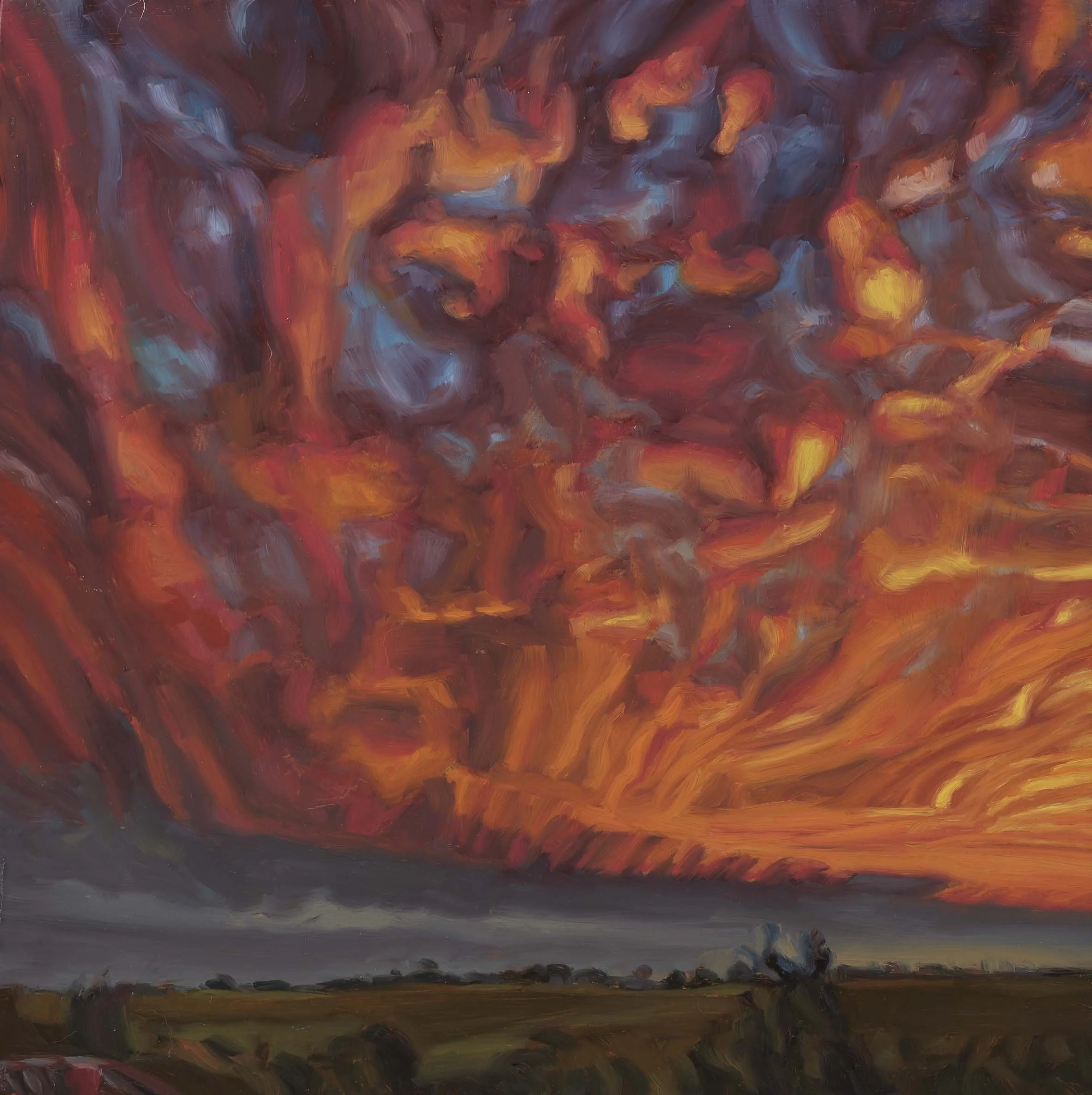   Jacana Weather 14 , 30 × 30 cm, 2024                                            photo by Narelle Wilson 