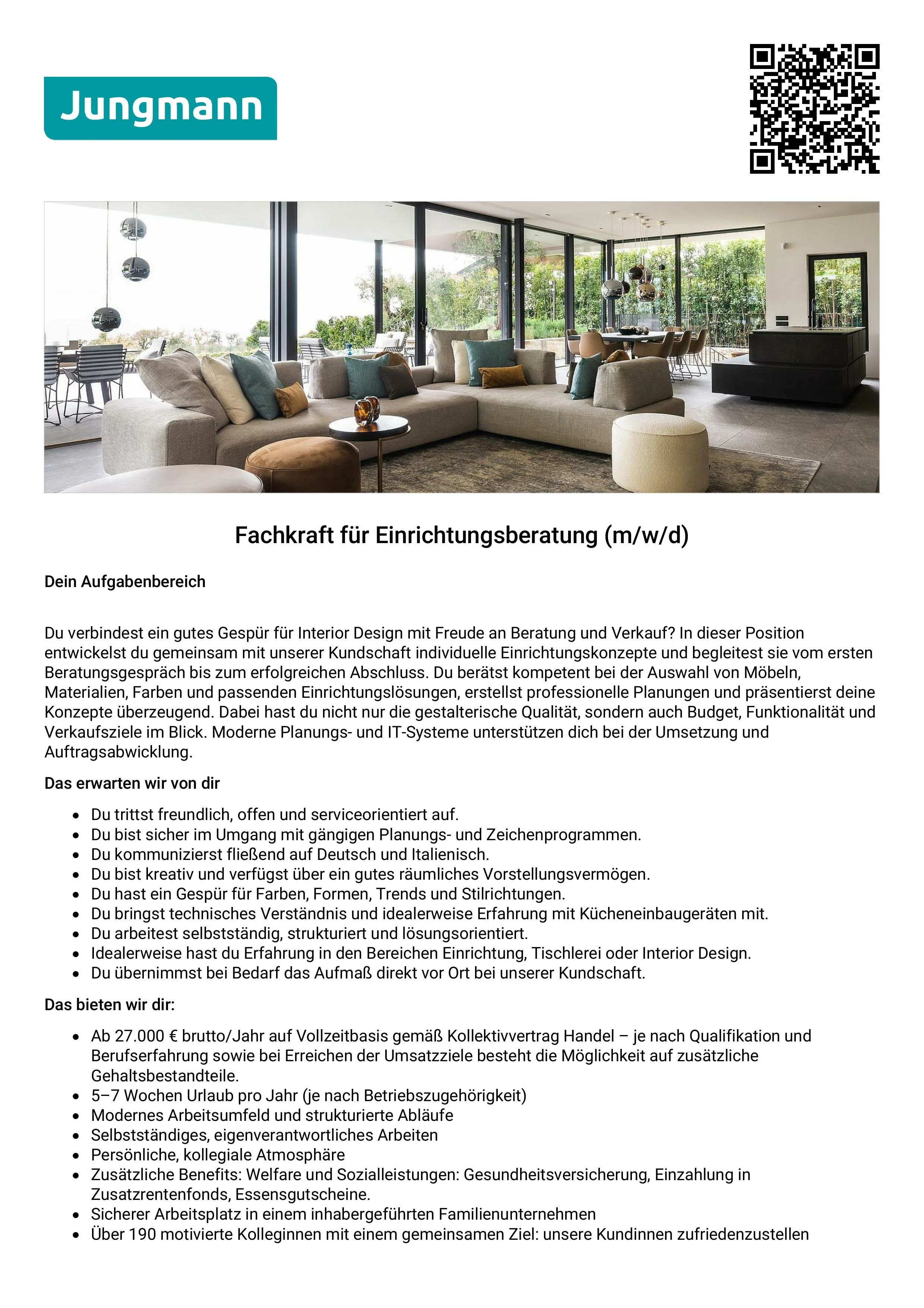 Jungmann AG, Brixen, 27.08.2026