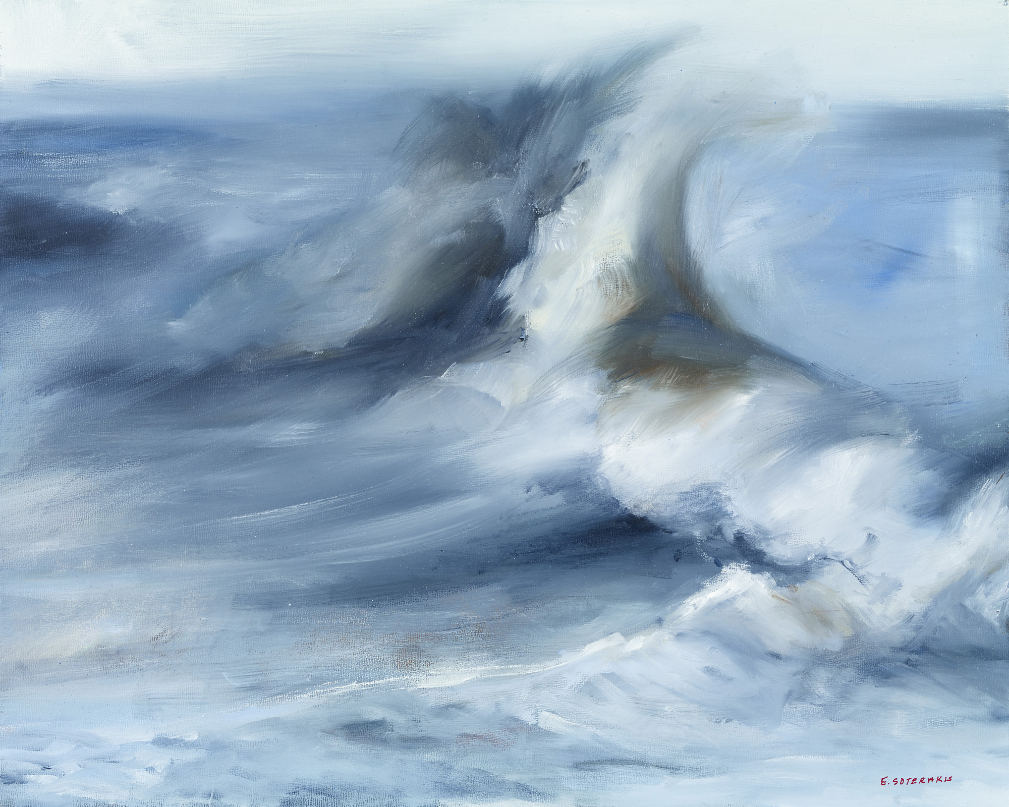  Tumultuous Seas, #2, 2013 oil on panel 16 x 20 in. 