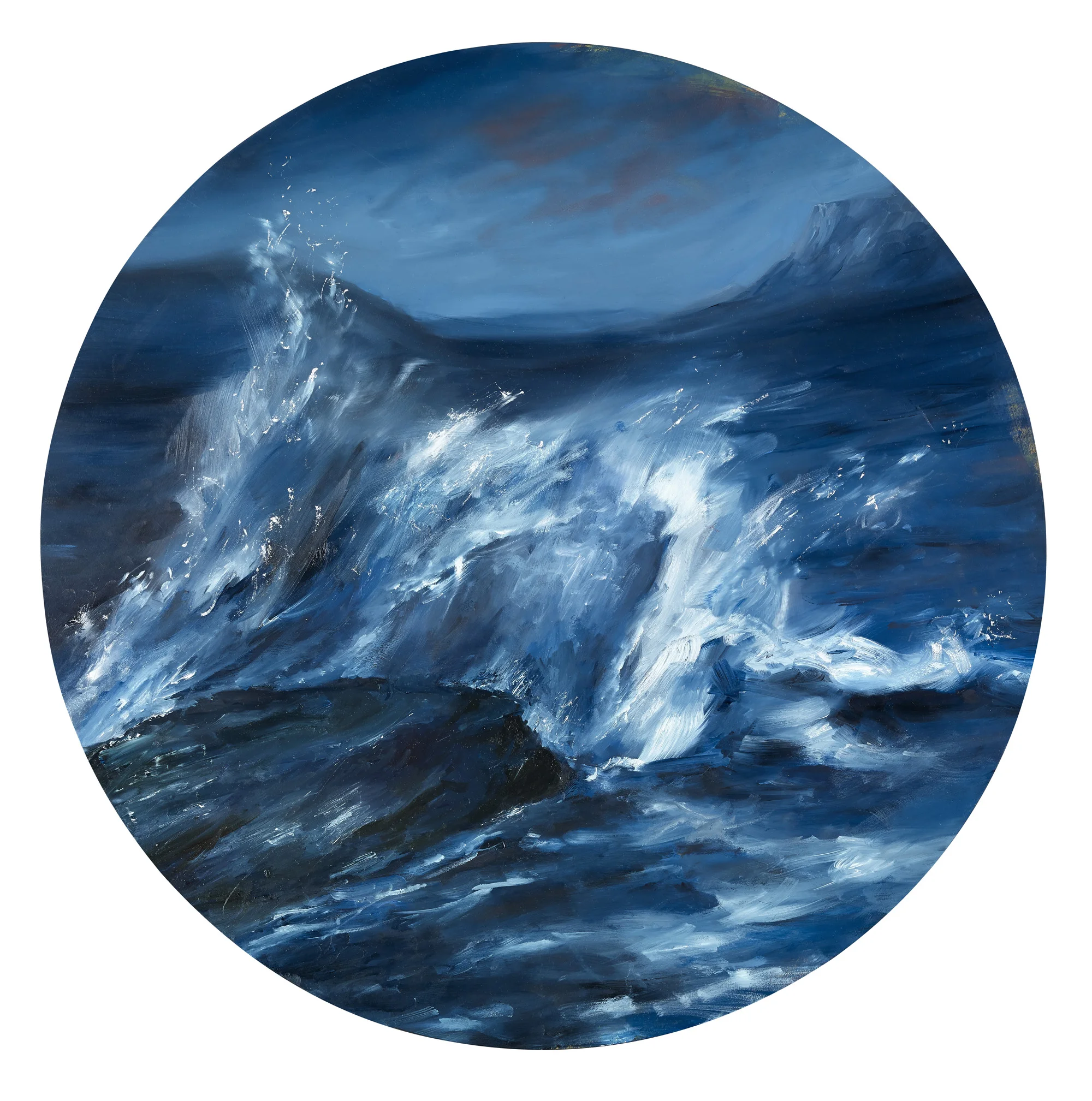 Tumultous Seas, #9, 2013 oil on panel 24 in.
