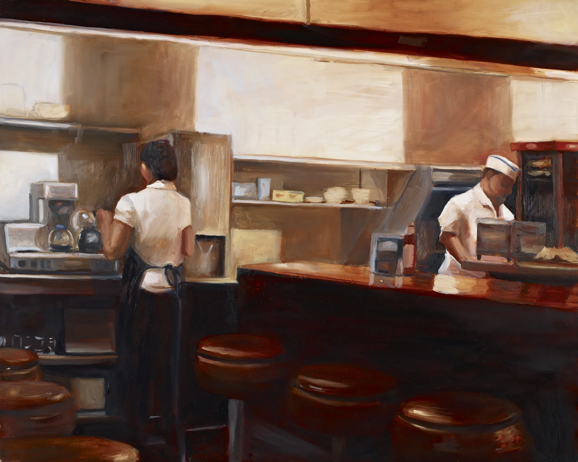 Diner Oil on panel 20” x 30”