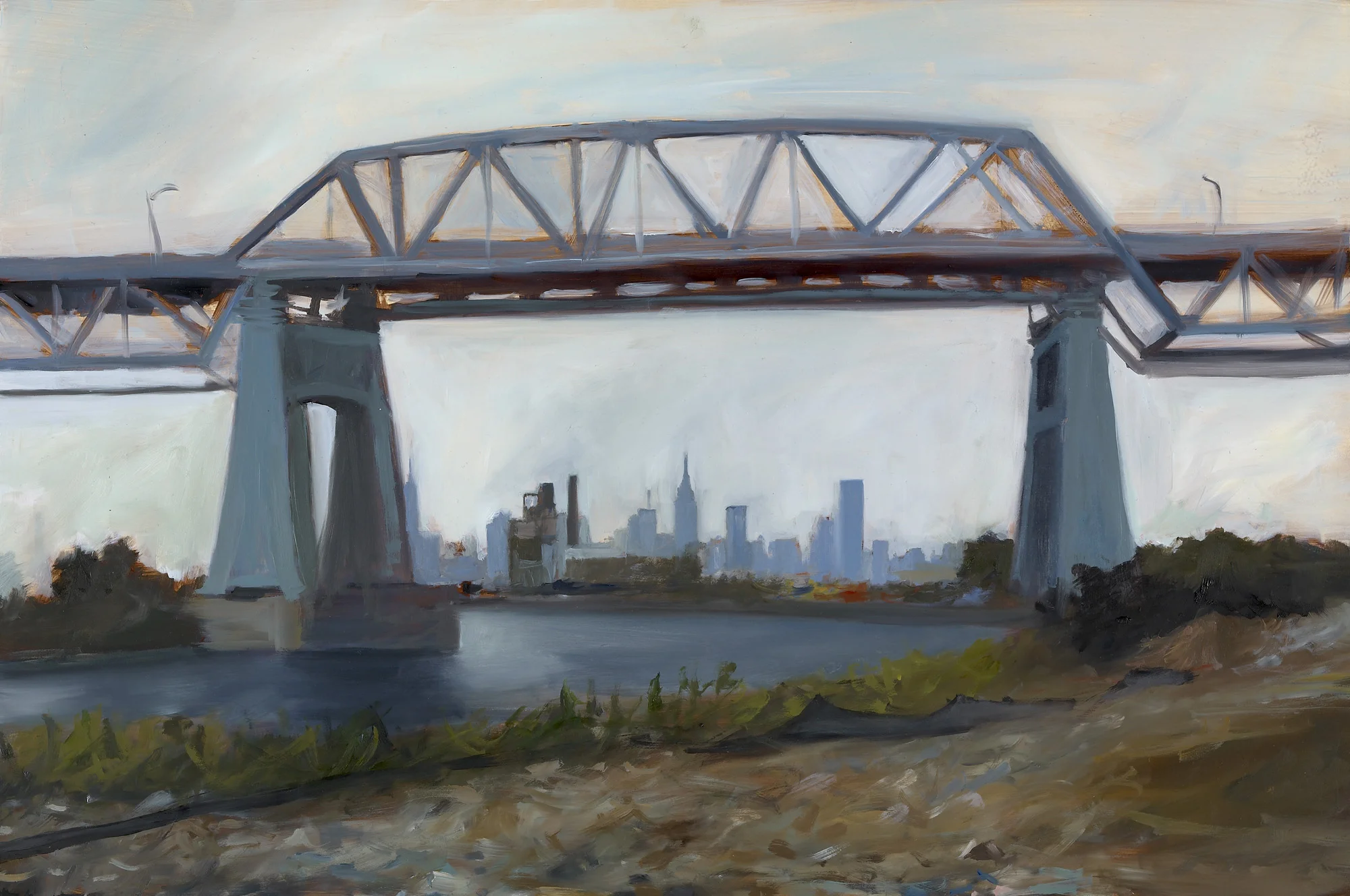Kosciusko Bridge Oil on panel 12” x 18”
