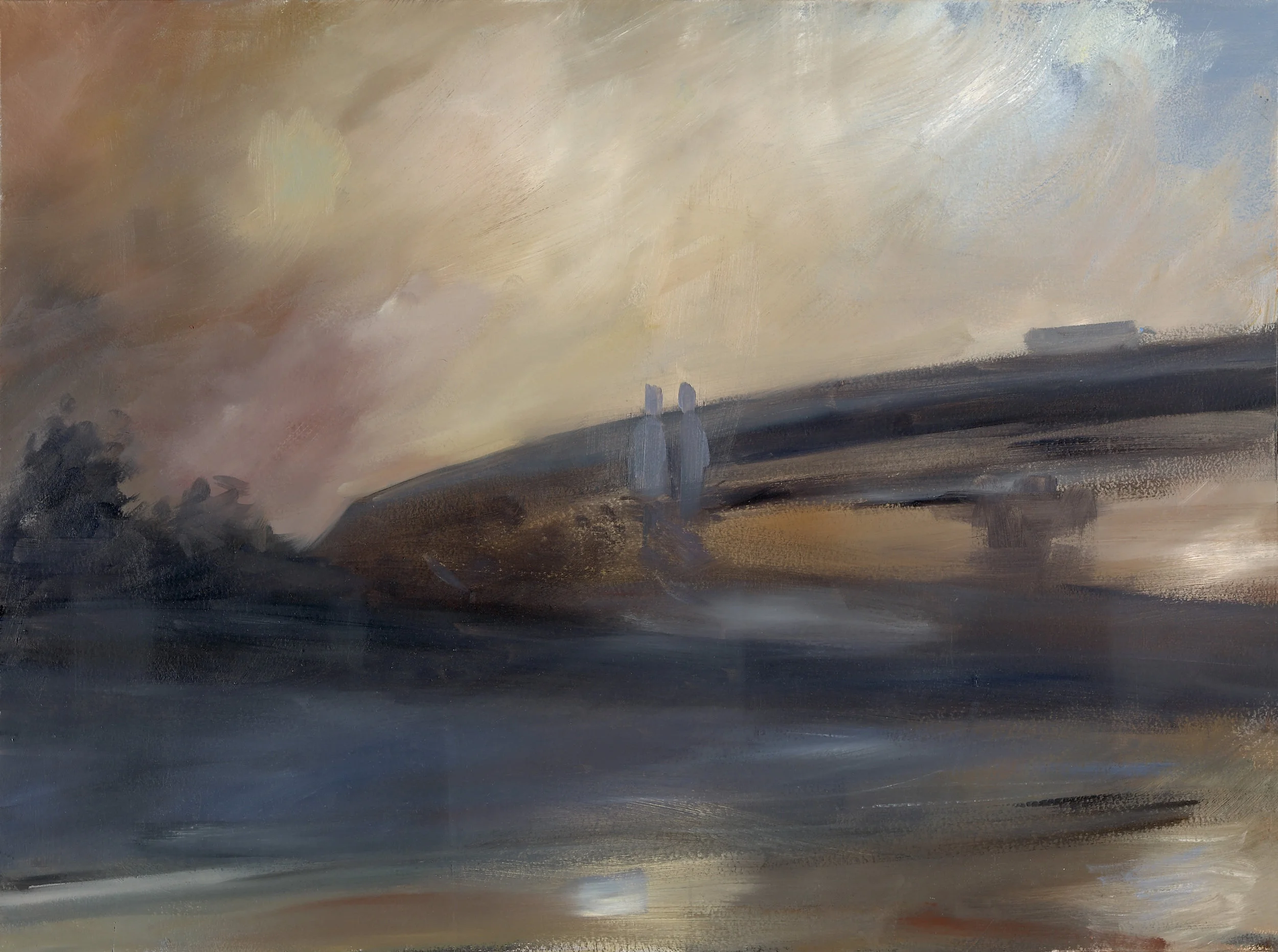 On Ramp Oil on panel 12” x 16”