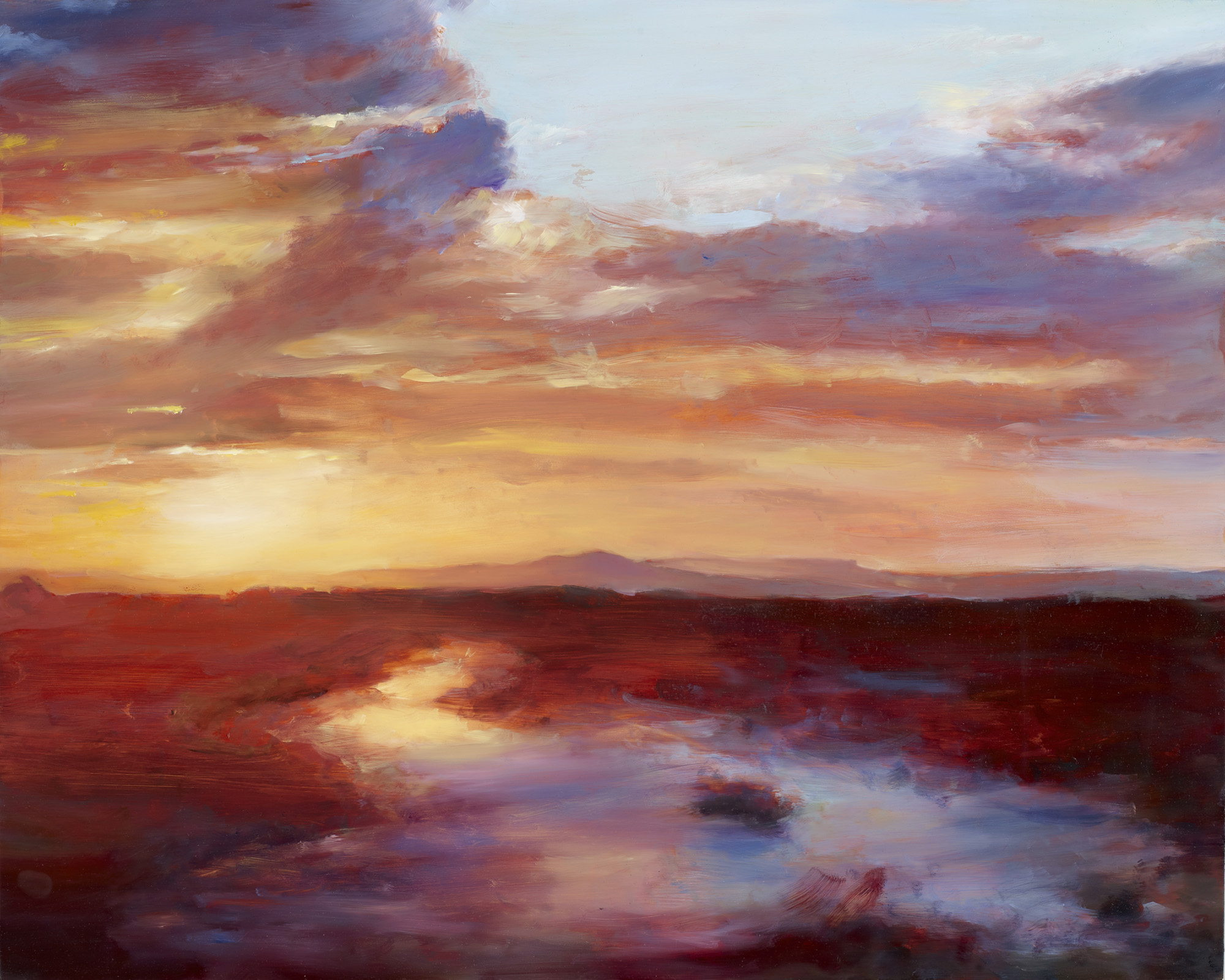  A Day’s End Oil on panel 24” x 30” 