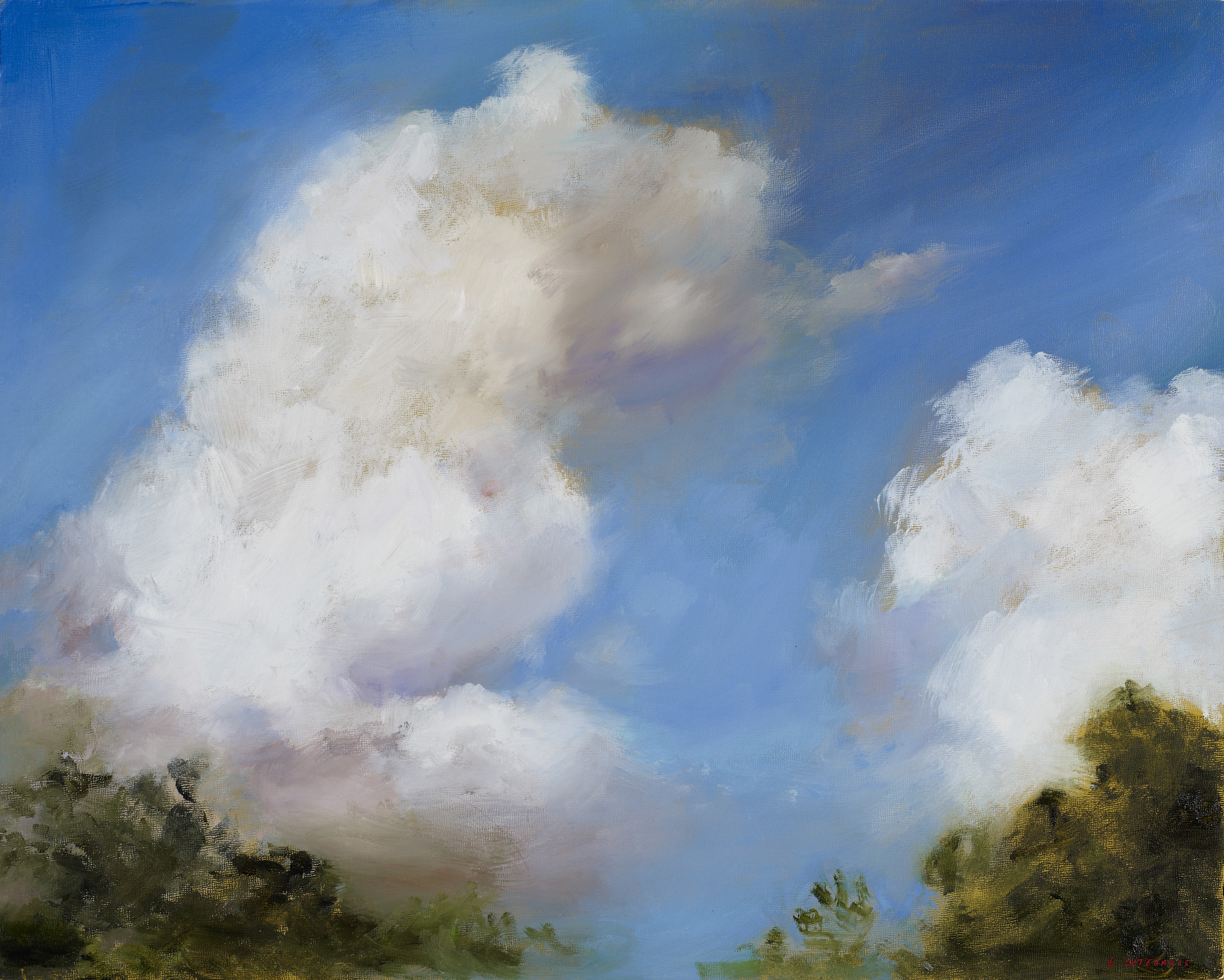  Ever Expanding Clouds Oil on panel 16” x 20” 