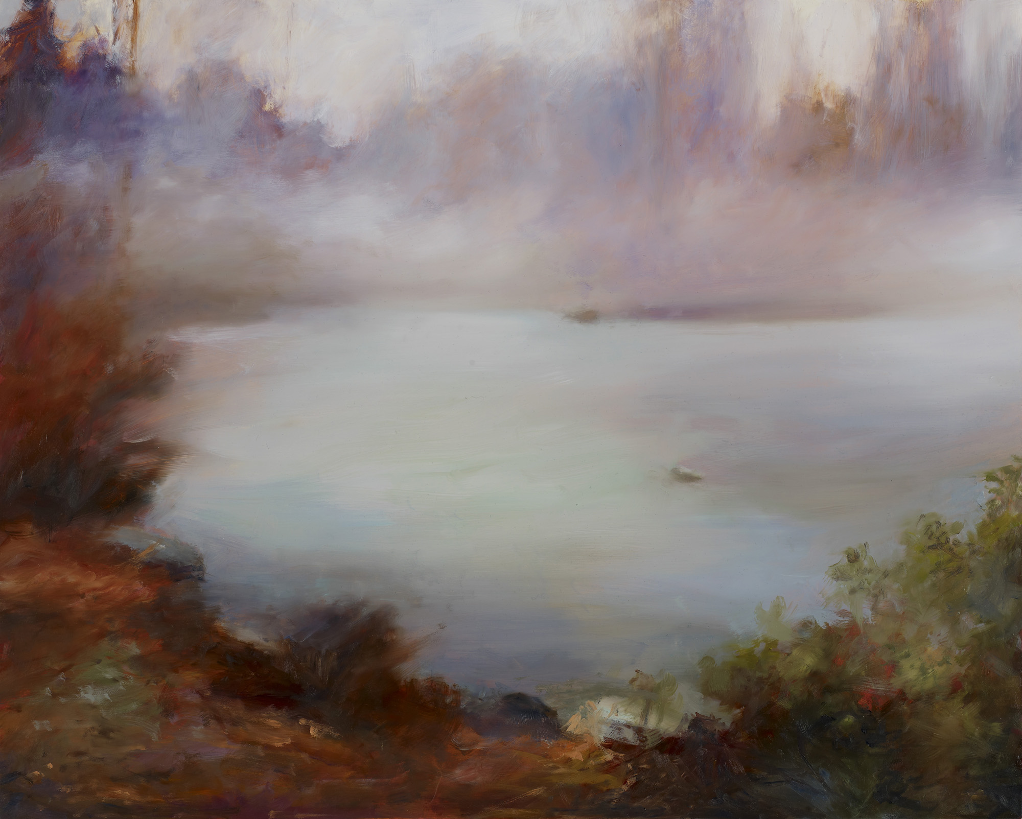  Morning Fog Oil on panel 24” x 30” 