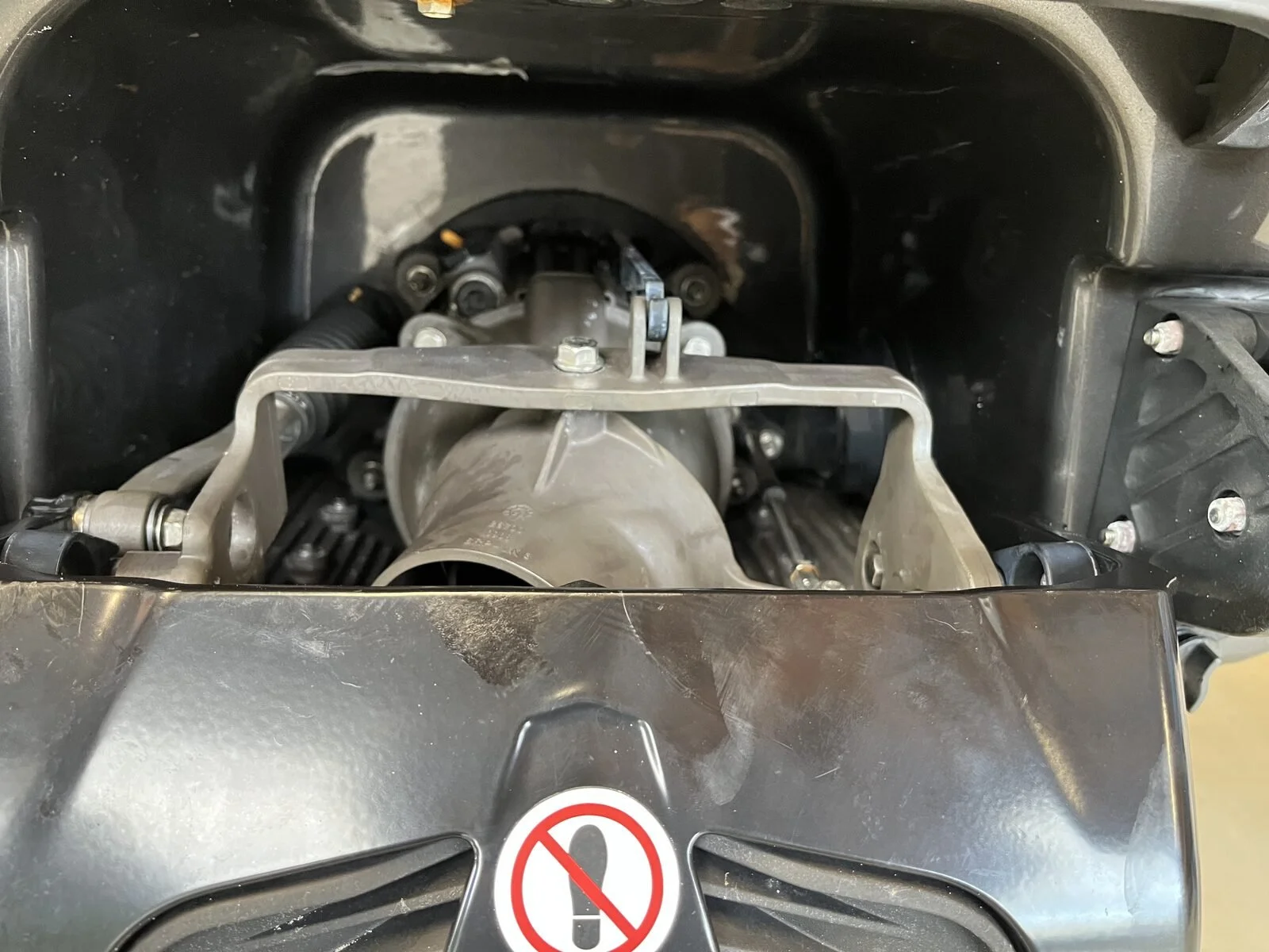 Sea-Doo ride plate and pump area inspection for hull condition and stress cracks