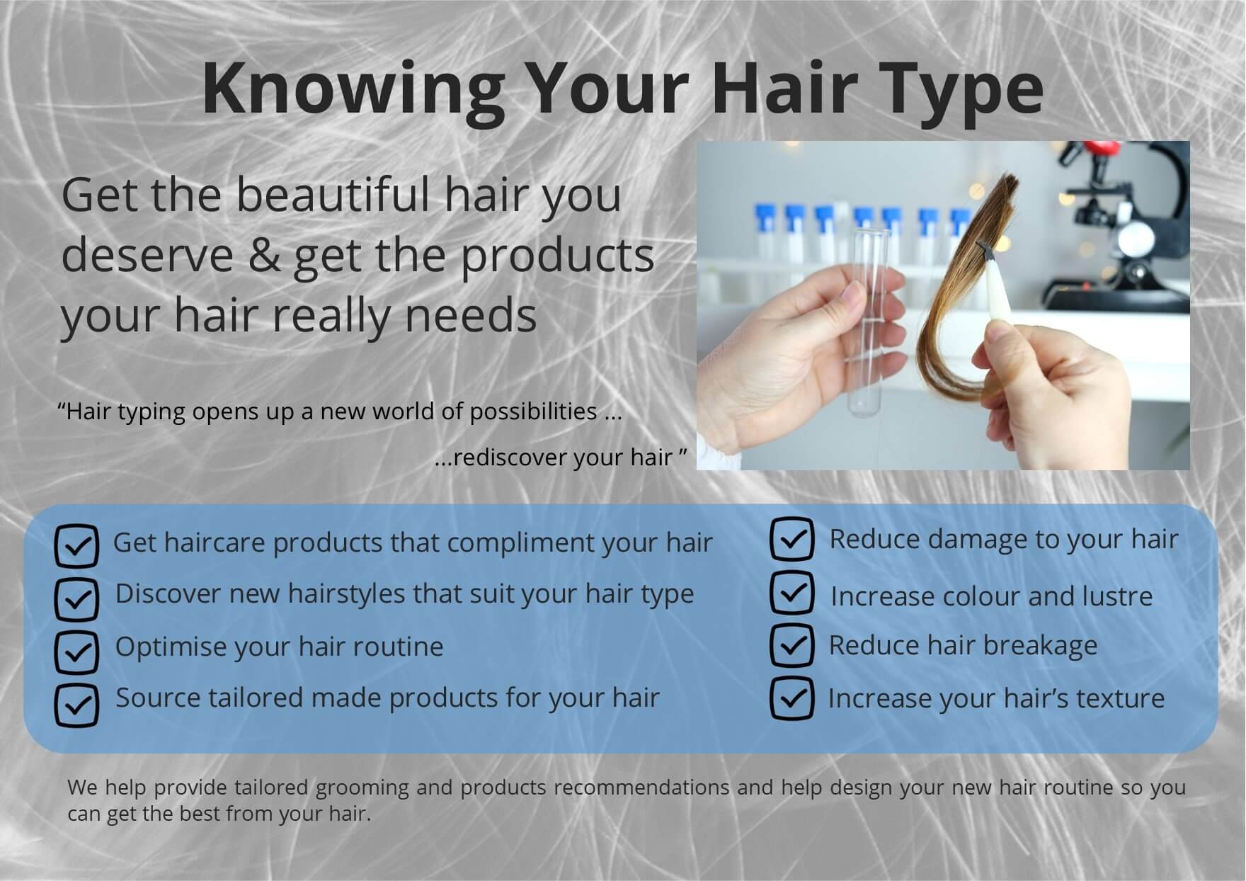 Hair Type Test Analysis From The HairKnowHow Experts - Accurate And Expert  Advice —  Get Accurate Results with Our Professional Hair  Test & Analysis Services - Unlock Your Hair's True Potential
