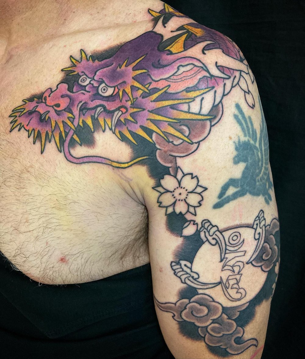 Chest Plate — Japanese Tattoo Artist | Brett Hayes | Sydney
