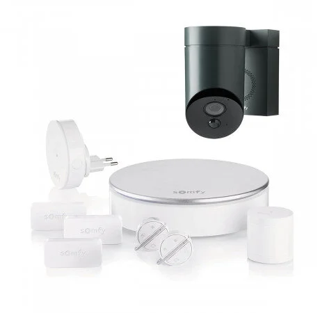 Somfy Home Alarm + Outdoor Camera grey