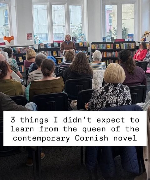 I spent my birthday evening listening to bestselling author Liz Fenwick - who lives down on the Lizard - and it was a dream! 

As someone who loves Cornwall fiction and is two-thirds of the way through my own Cornwall-set novel, here are the 3 lesson