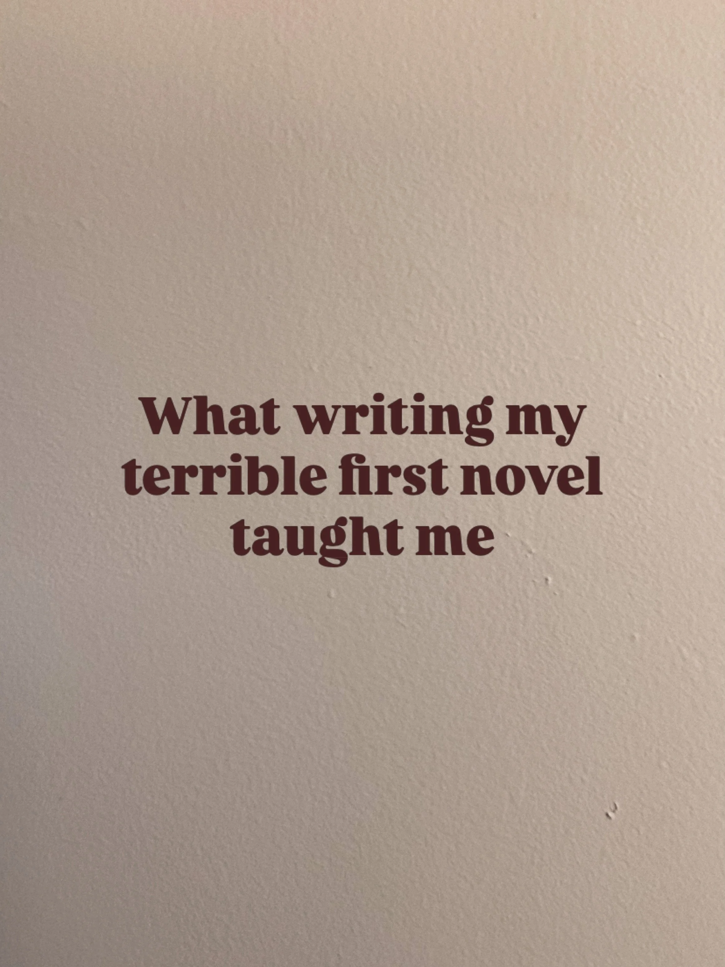 It was lockdown. I had just had a baby. I was losing my damn mind.

So, I did what I&rsquo;ve always done, and I wrote.

I&rsquo;d always meant to write a novel, but I was busy. Bustling between writing for work, seeing friends, travelling, planning 