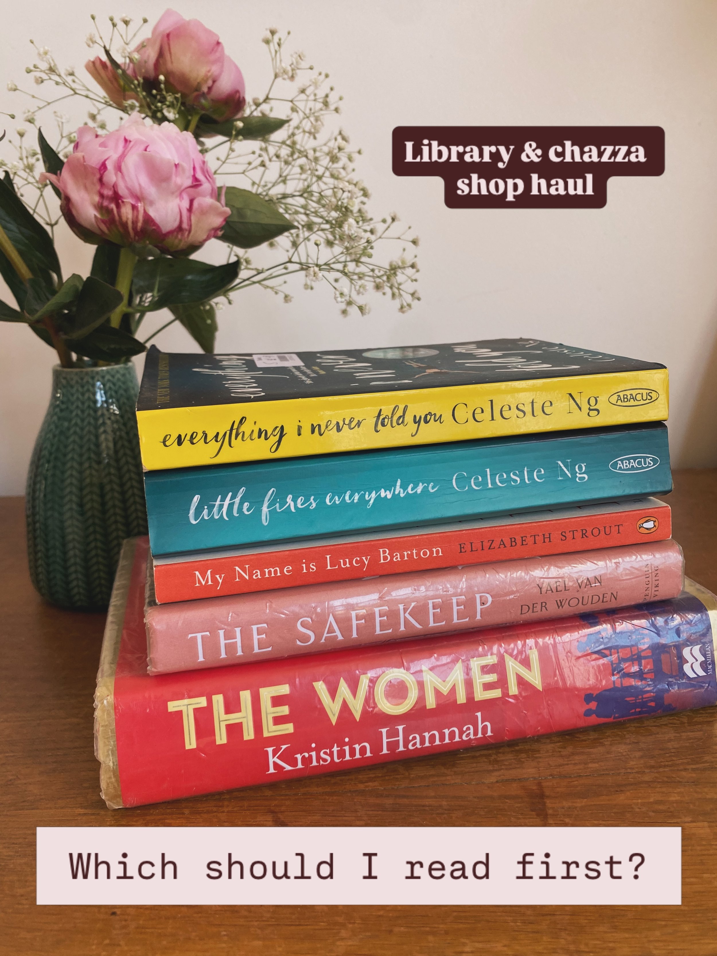 A fruitful trip into town this morning 📚 

The only one I&rsquo;ve read is Little Fires Everywhere (LOVED! It&rsquo;s one of the comp titles for the novel I&rsquo;m currently writing) - which should I start this weekend?