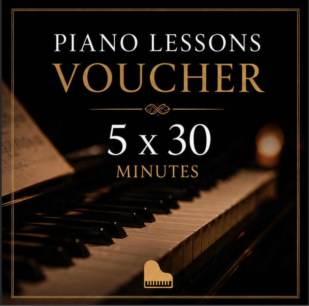 5 x 30 Minute Lesson Gift Voucher