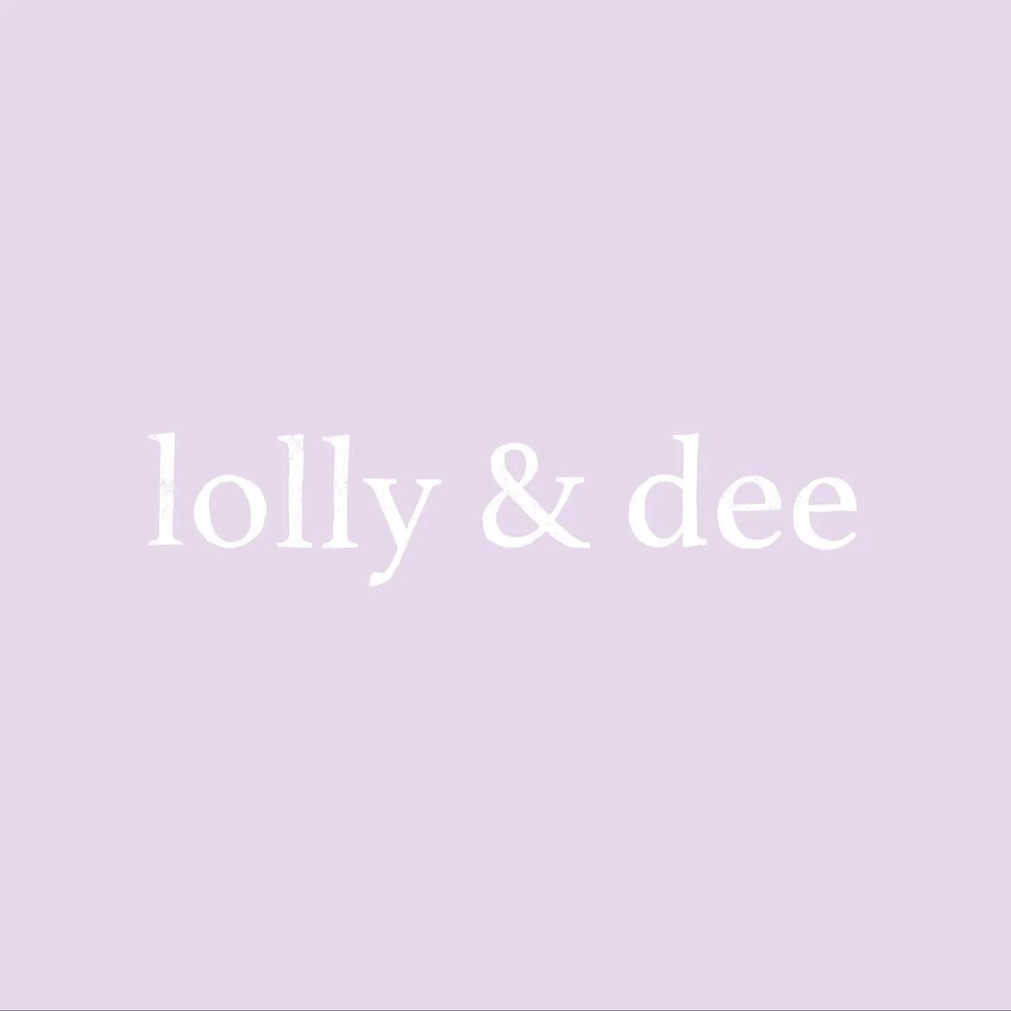 Hello to Lolly &amp; Dee ✨
&bull;
&bull;
The cutest new brand bringing handmade cloth products for babies &amp; kids, lovingly made from the comfort of a chaotic household. 
&bull;
&bull;
@lolly.dee.cloth 
#graphicdesign
#textiledesign
#branding