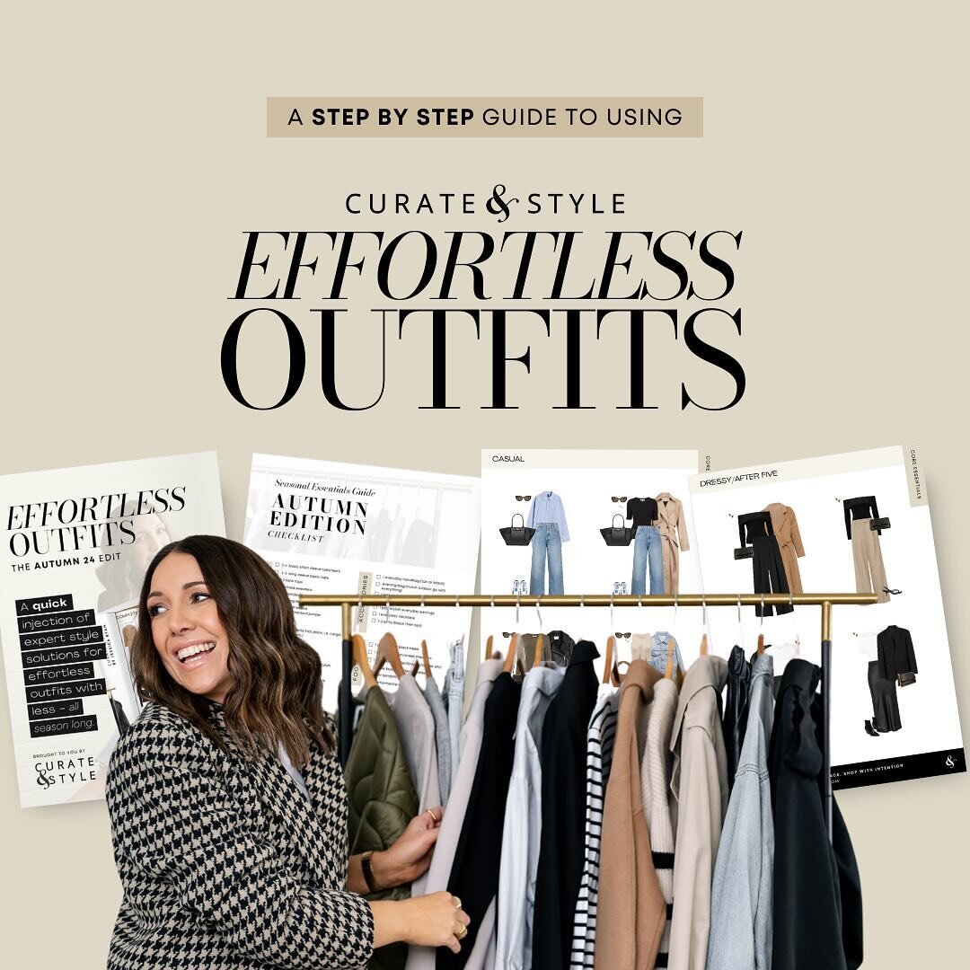 So&hellip; what is Effortless Outfits&copy;️?

Here&rsquo;s your guide on how to use C&amp;S EO so that you can get the biggest bang for your buck, make the most of these resources AND dress effortlessly everyday with MORE confidence and MORE style t