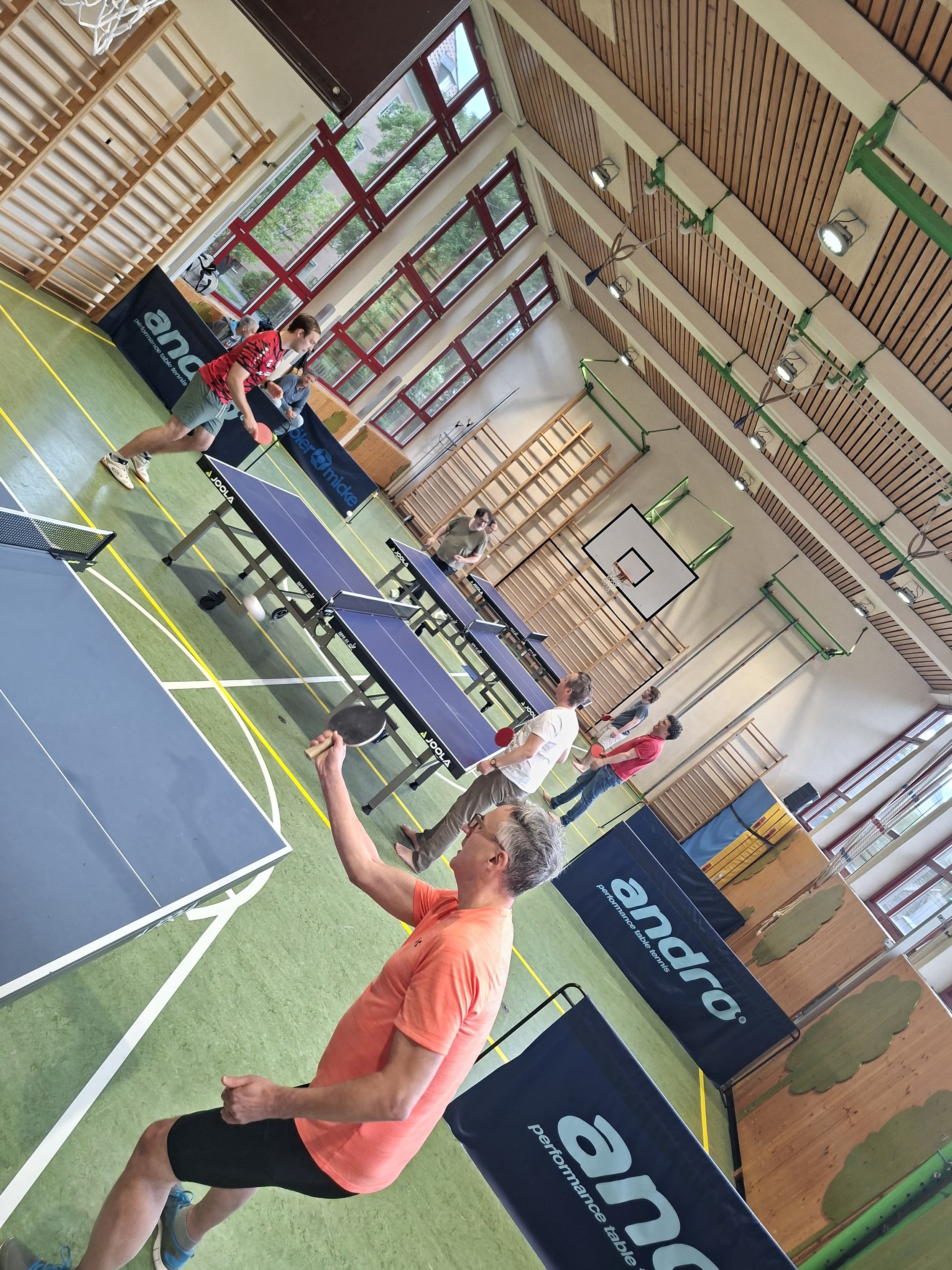 Voller Einsatz beim Tischtennis