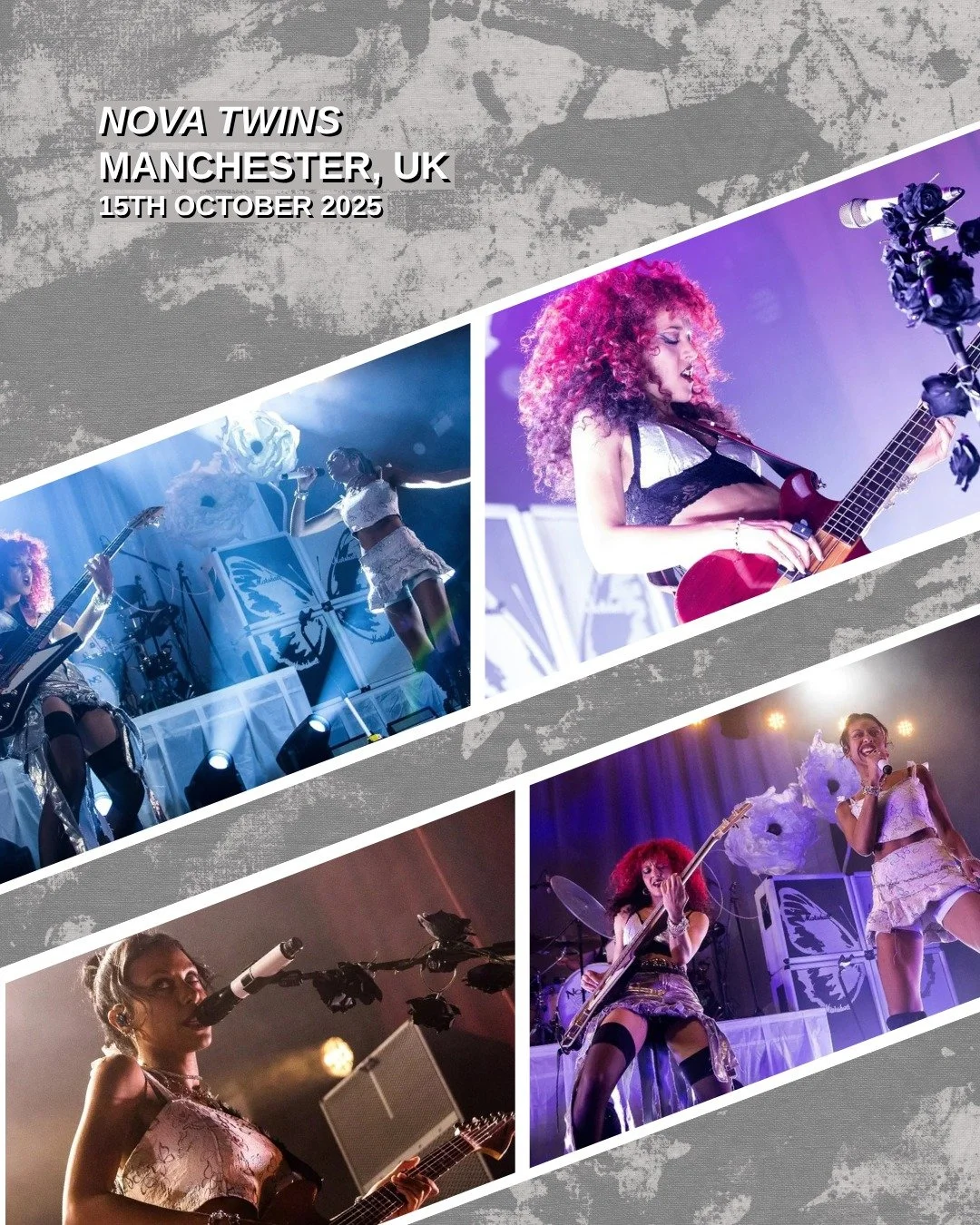 GALLERY: @novatwinsmusic with support from @hotwaxbandd and @ashainewhite at the O2 Ritz in Manchester, UK on October 15th, 2025.

📸: Andrew Giddings @adgiddings01