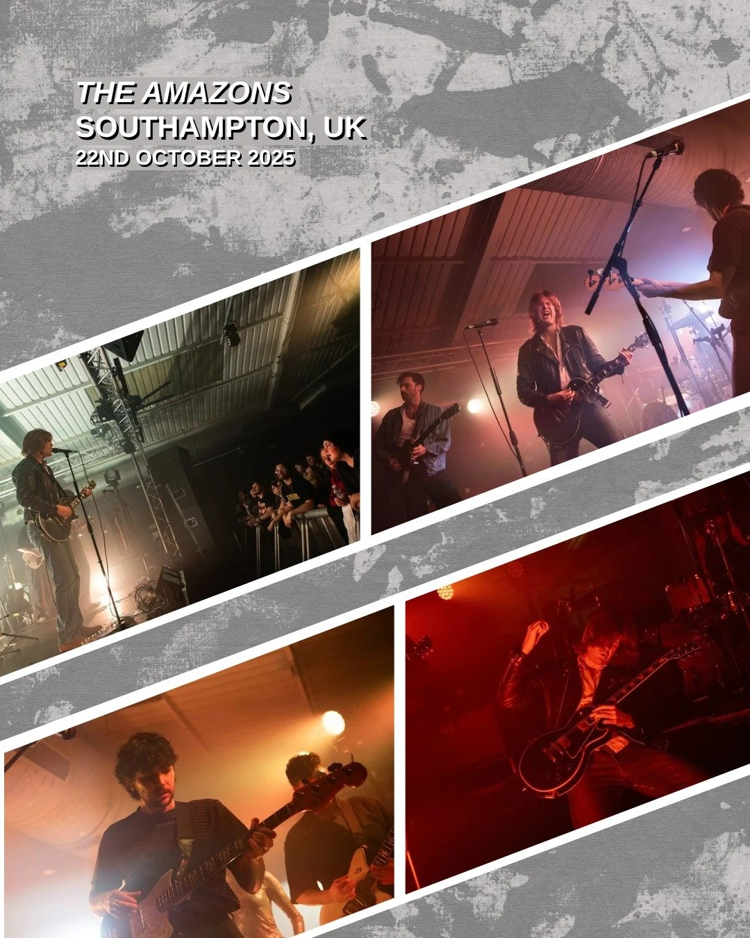 GALLERY: @theamazons with support from @overpass.band at Engine Rooms in Southampton, UK on October 22nd, 2025.

📸: Phoebe Reeks @phoebereeksphotography