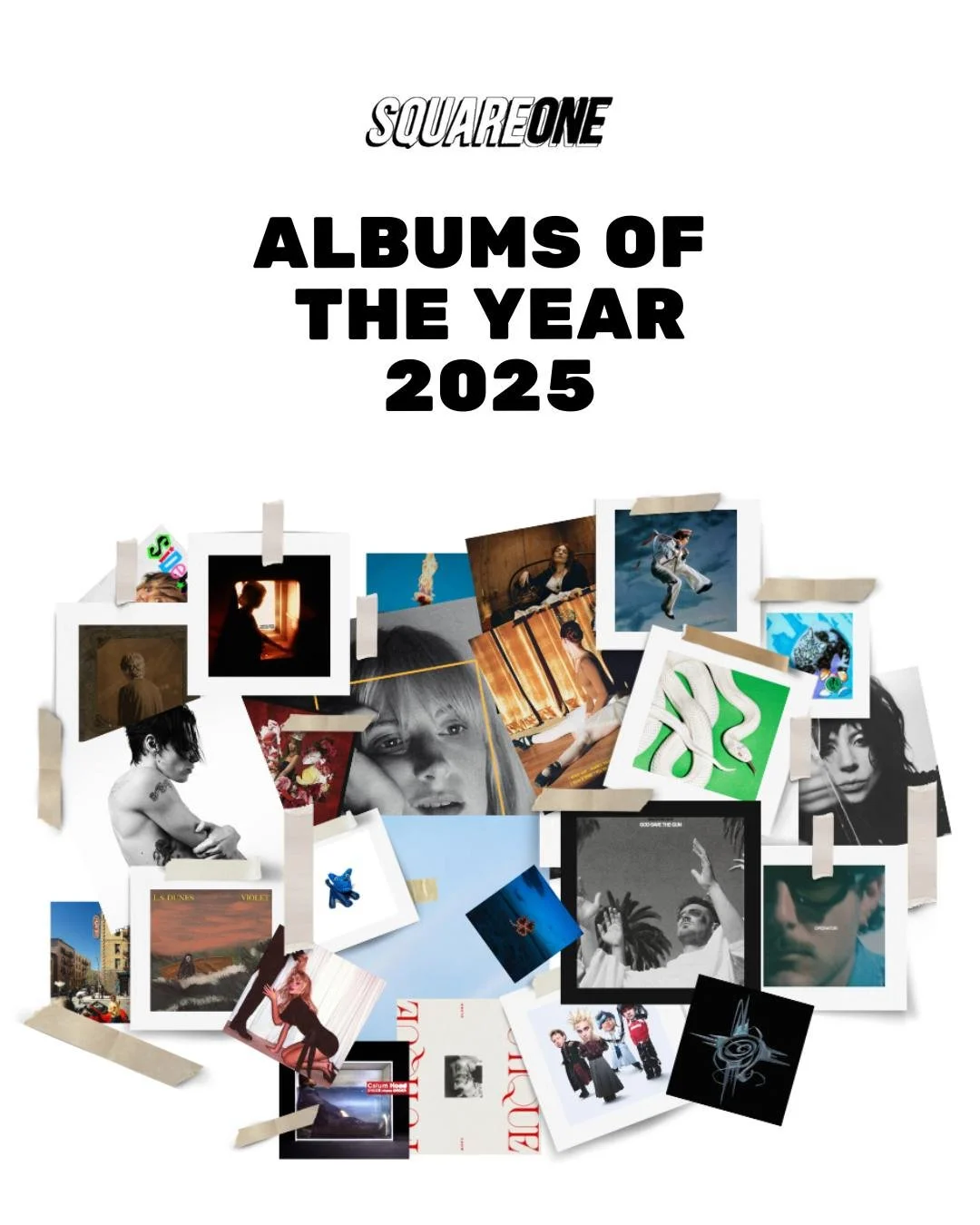 The Square One team have voted for their top albums of 2025. From major releases and long-awaited returns to the discovery of new bands and artists, this year delivered no shortage of standout records.

@yelyahwilliams @yungblud @5sos @wereanxious @c