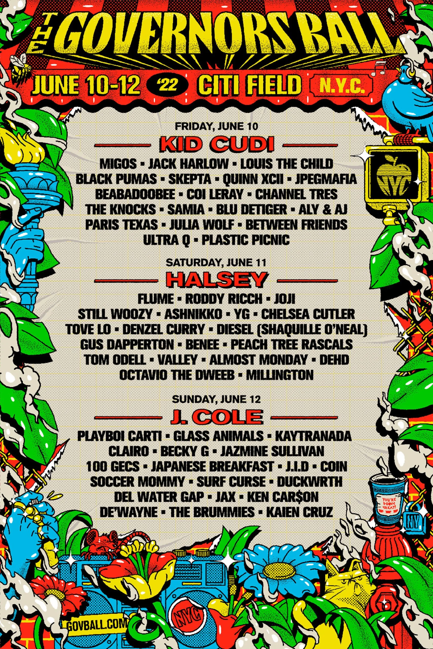 ONES TO WATCH: GOVERNORS BALL 2022