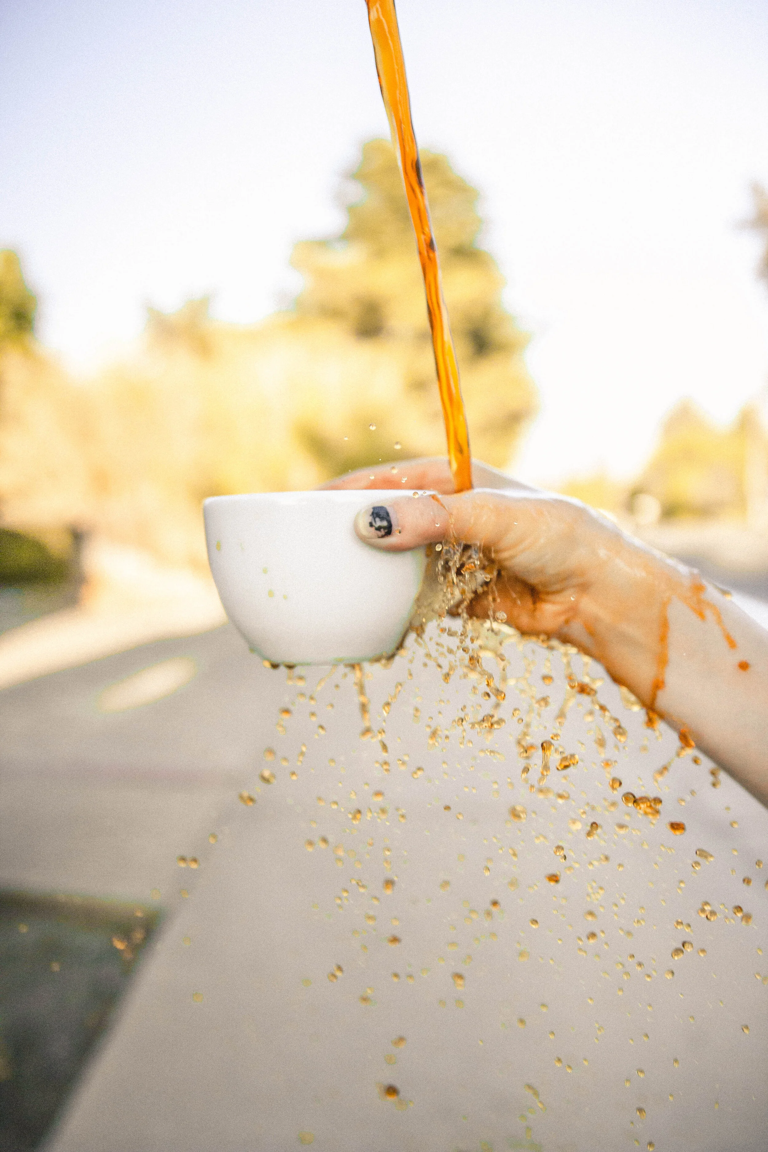 A contemplation on coffee and having a glass of self-control instead