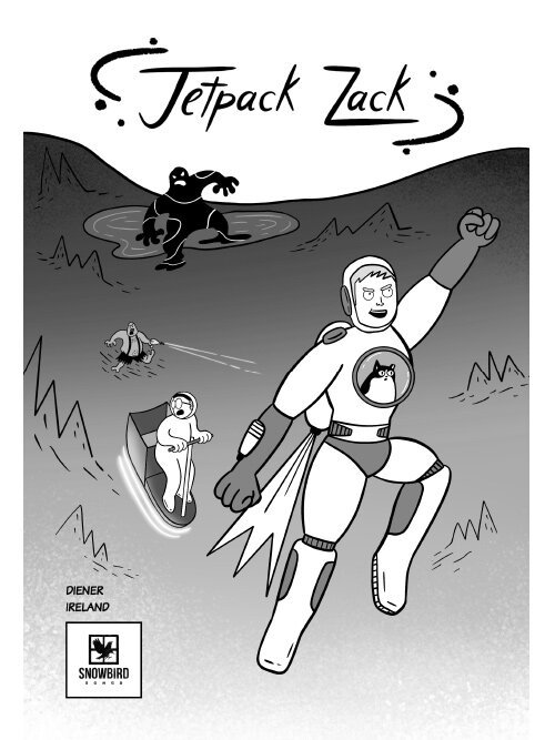 Jetpack Zack | Art by Miranda Ireland