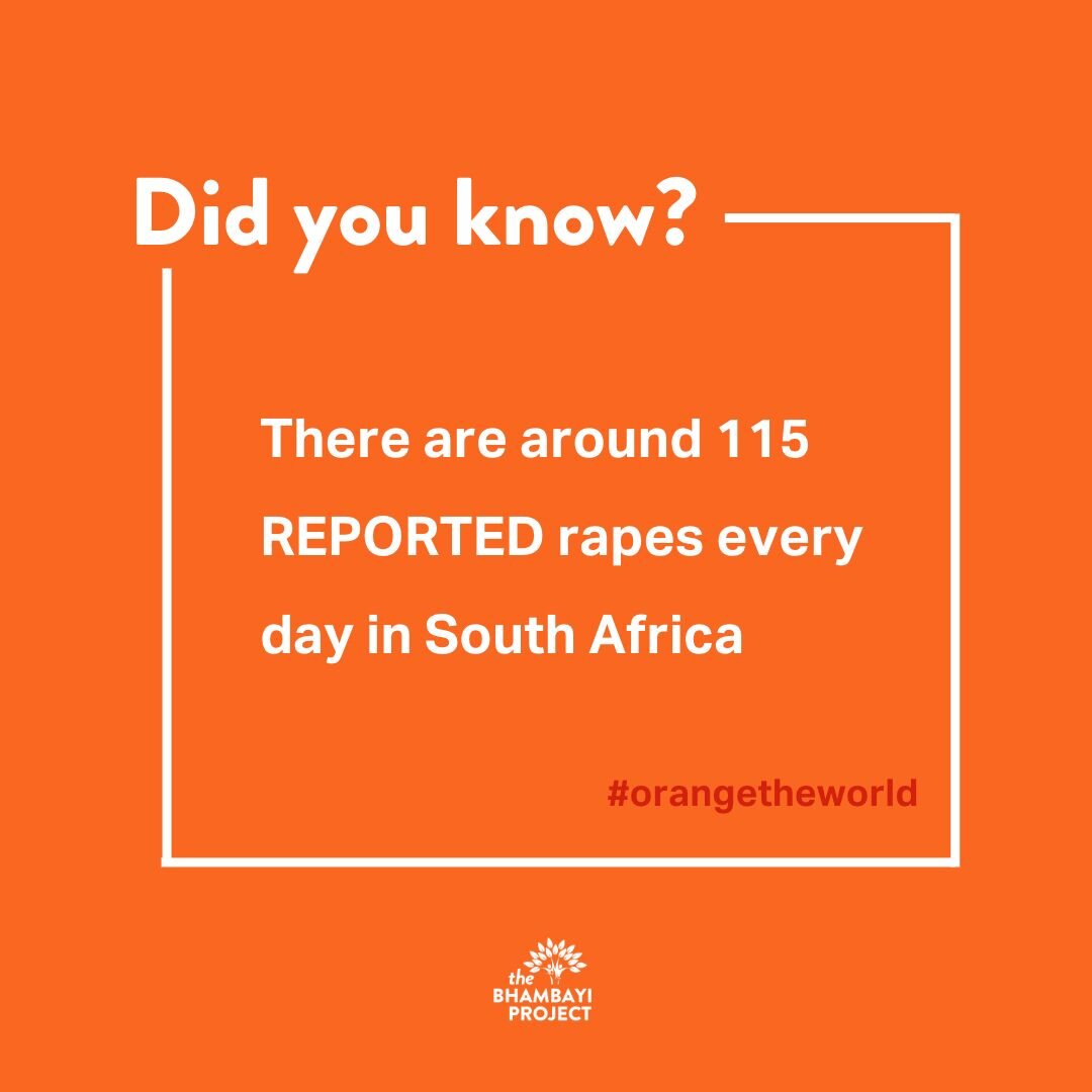We are convinced that most rapes are NOT reported. 

#16daysofactivism
#endchildrape
#endGBV-F
#metoo
#orangetheworld