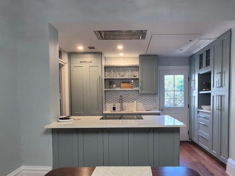 Contemporary kitchen design tailored for a historic residence