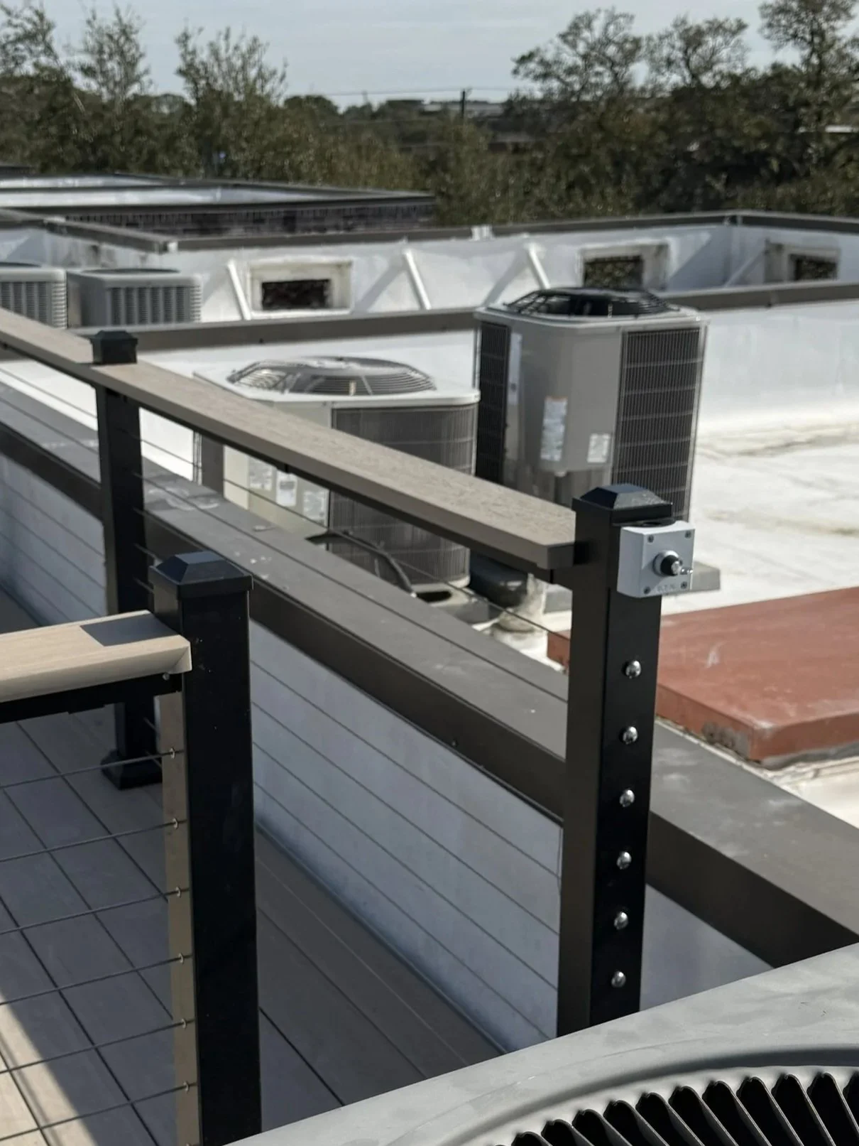 Key operated hatch controls on the deck