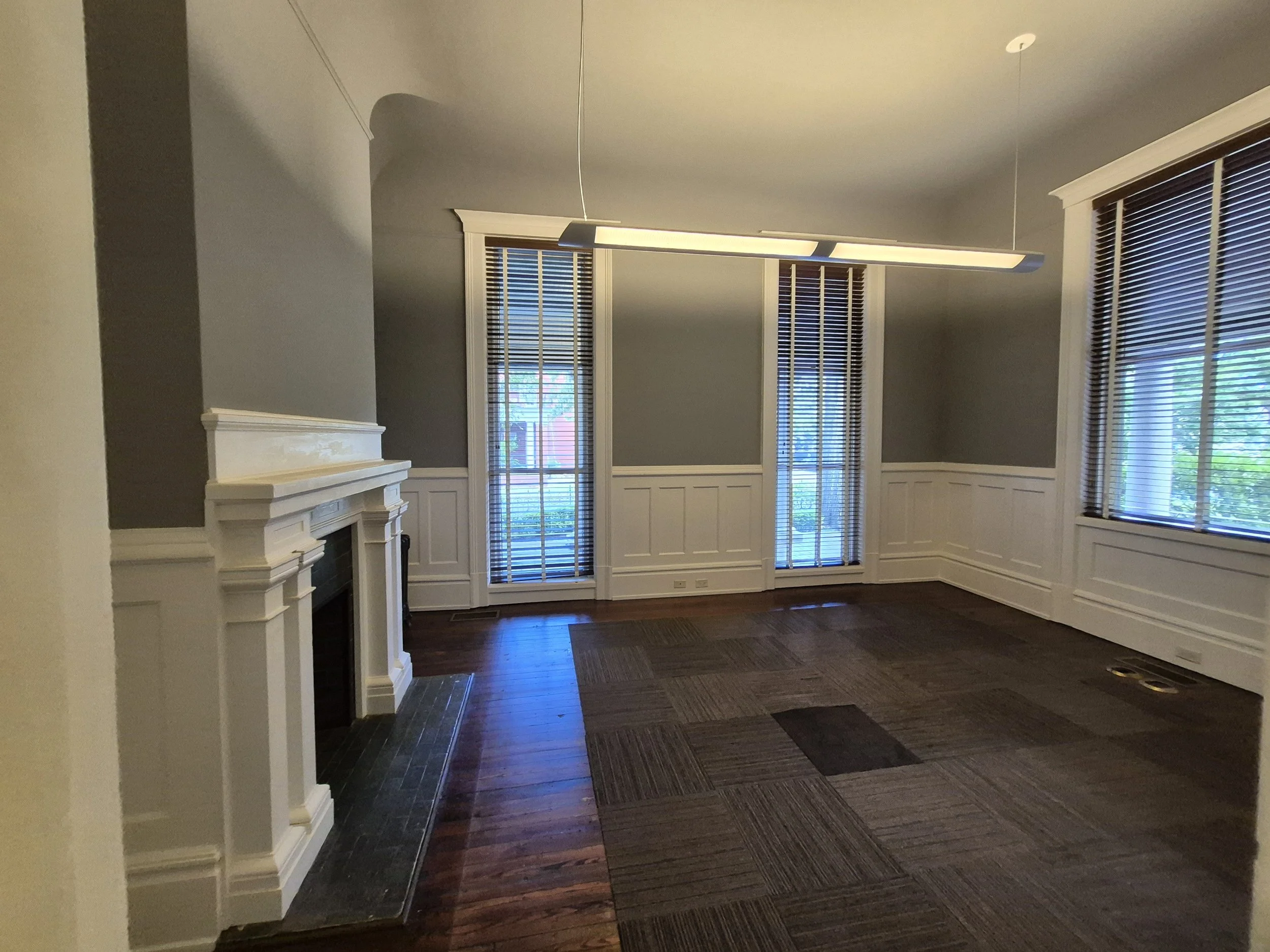 The original curved ceiling details