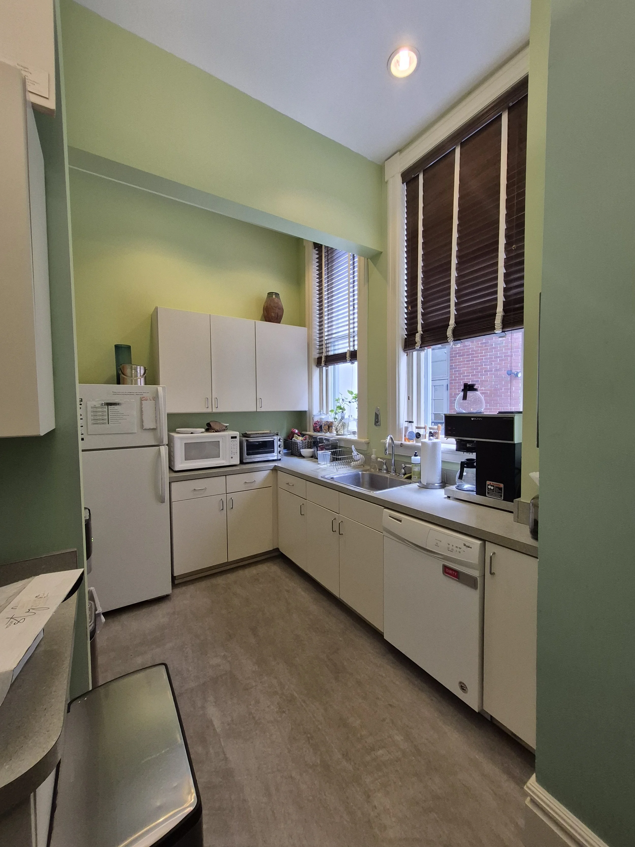 The outdated kitchen