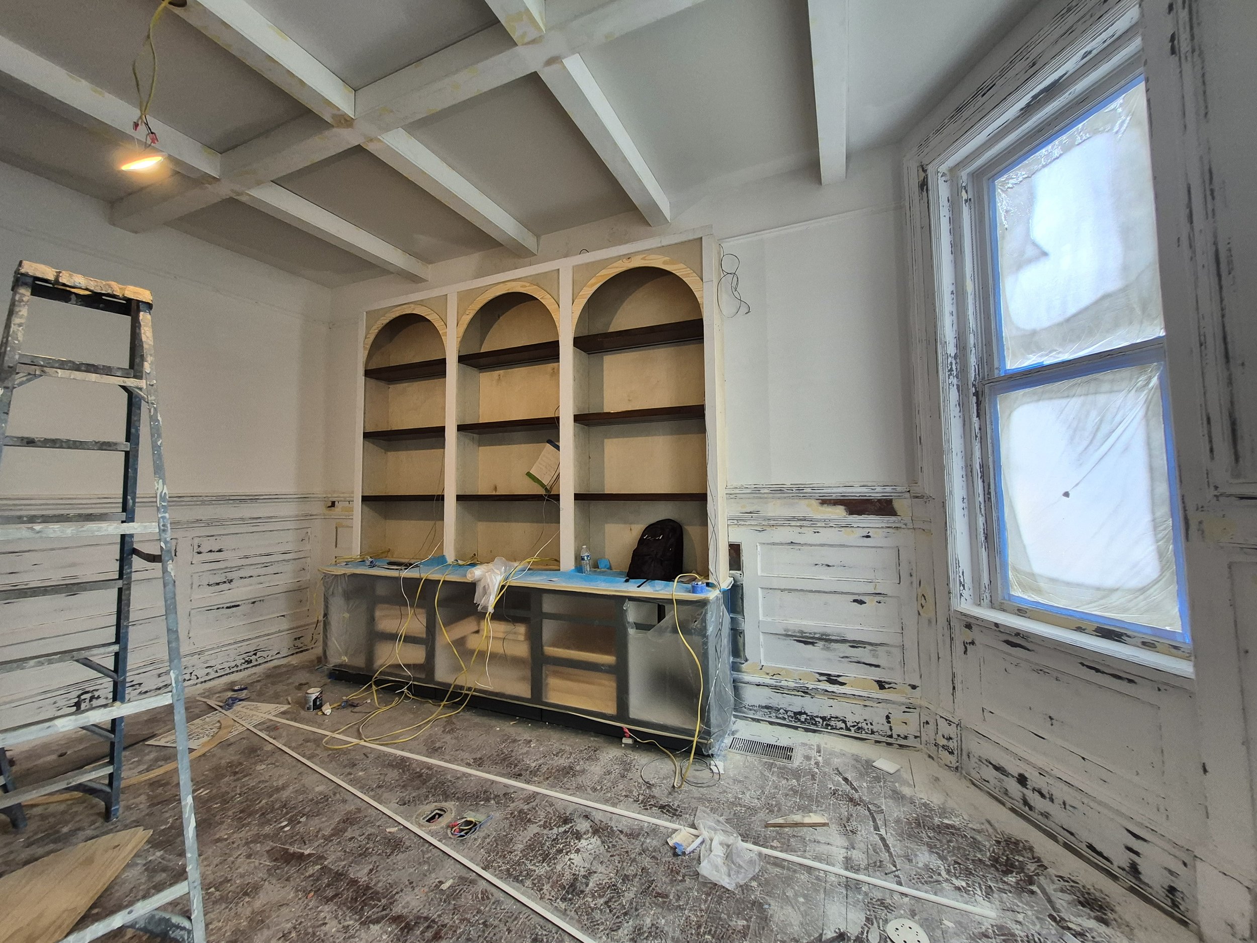 Arches that mimic original arches in the home