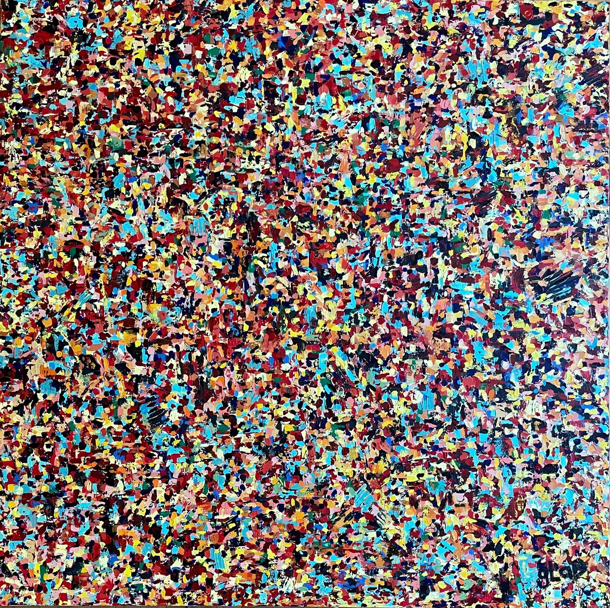 behind closed eyelids